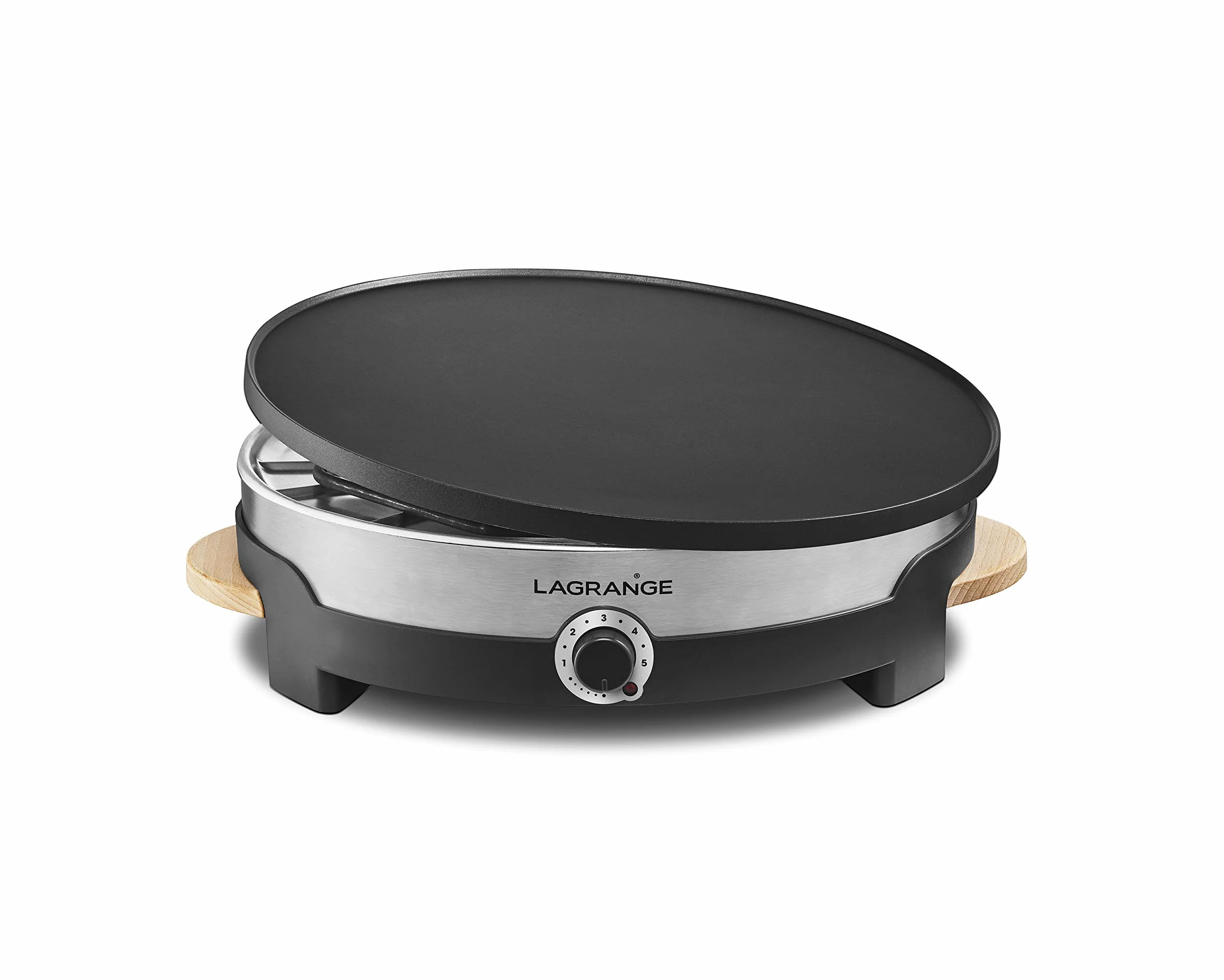 Lagrange Patelnia do naleśników 1500 W jasne drewno