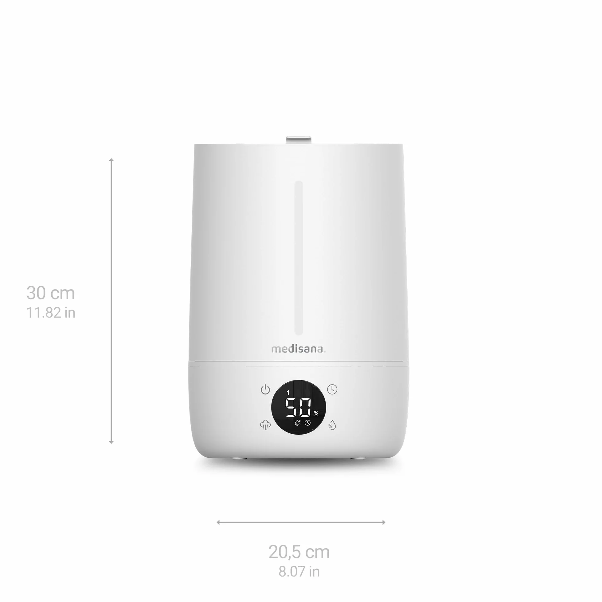 Medisana AH 663 nawilżacz powietrza ultradźwiękowy z higrometrem LED