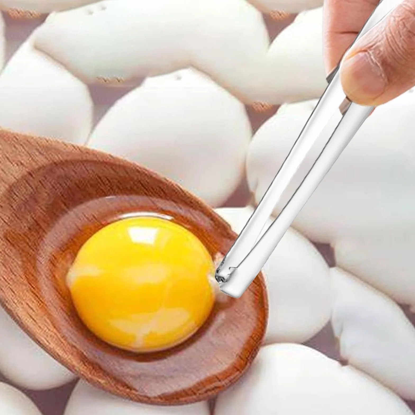 Stainless Steel Egg Chalaza Remover Membrane Removal Tool