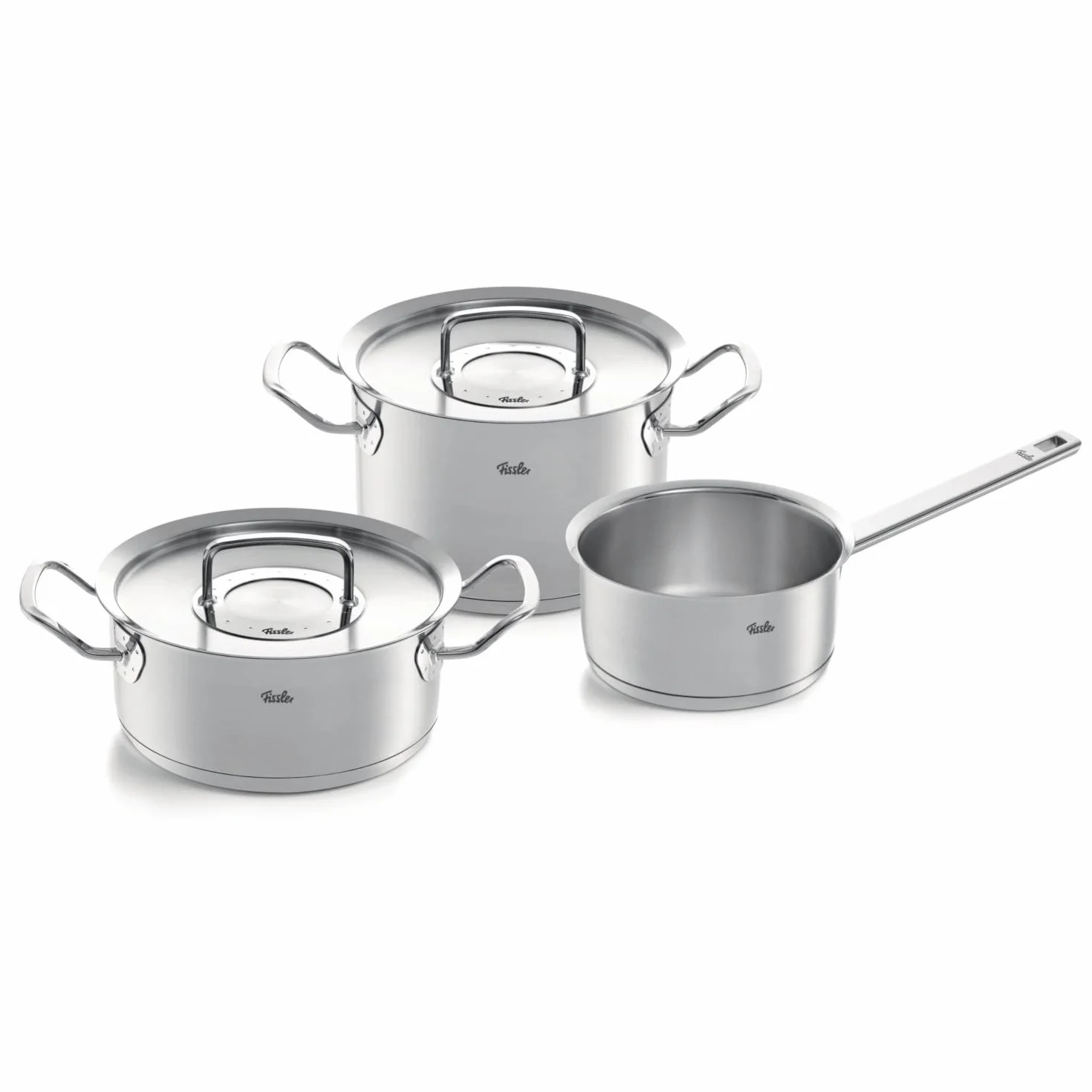 Fissler Zestaw Garnków, Srebrny, 3 części