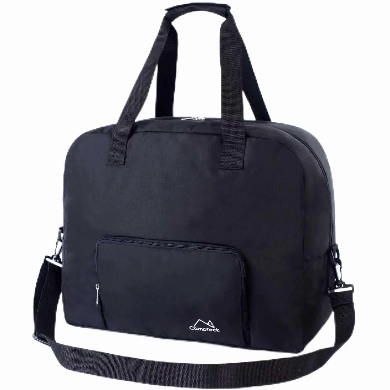 CampTeck Bagaż podręczny, uniseks, pod siedzeniem, składana torba podróżna z paskiem na ramię, nadaje się do EasyJet (45 x 36 x 20 cm – 32 l), czarny, One_Size, Klasyczny