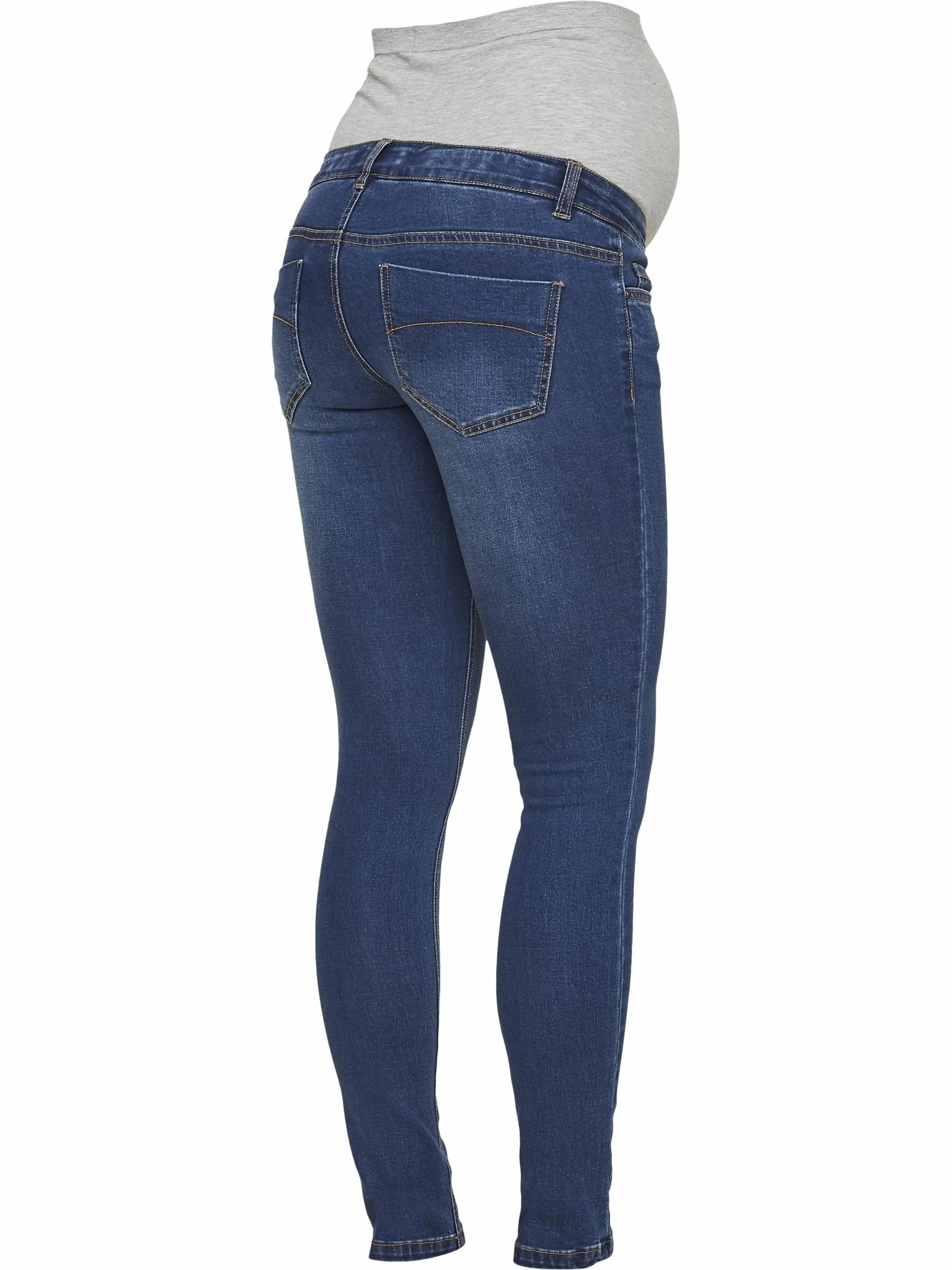 MAMALICIOUS Mllola Slim Blue Jeans Noos B. - spodnie ciążowe Kobiety