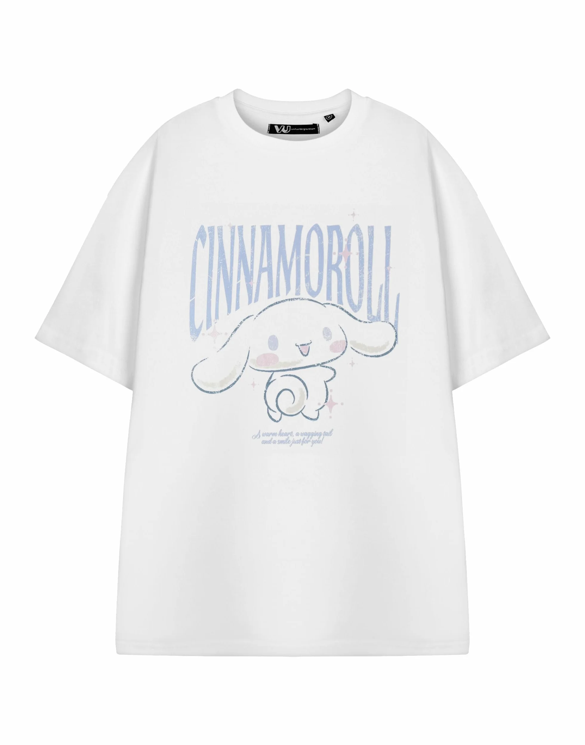 Hello Kitty & Friends damska koszulka z krótkim rękawem, My Melody, Kuromi, Cinnamoroll Graphic Tee dla kobiet | Top z nadrukiem postaci Sanrio