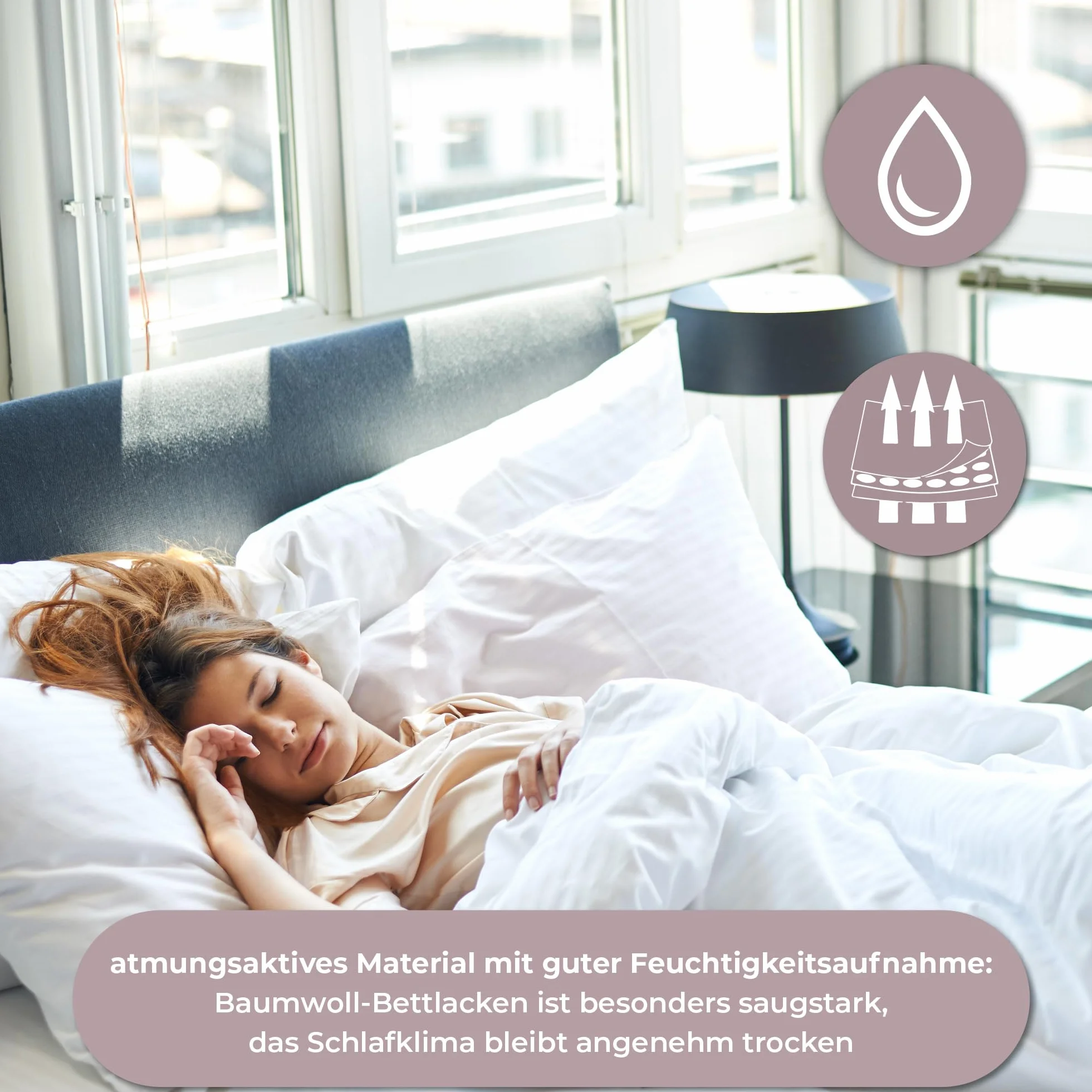 Bawełniane prześcieradło bez gumki 100x200 cm białe 125 g/m²