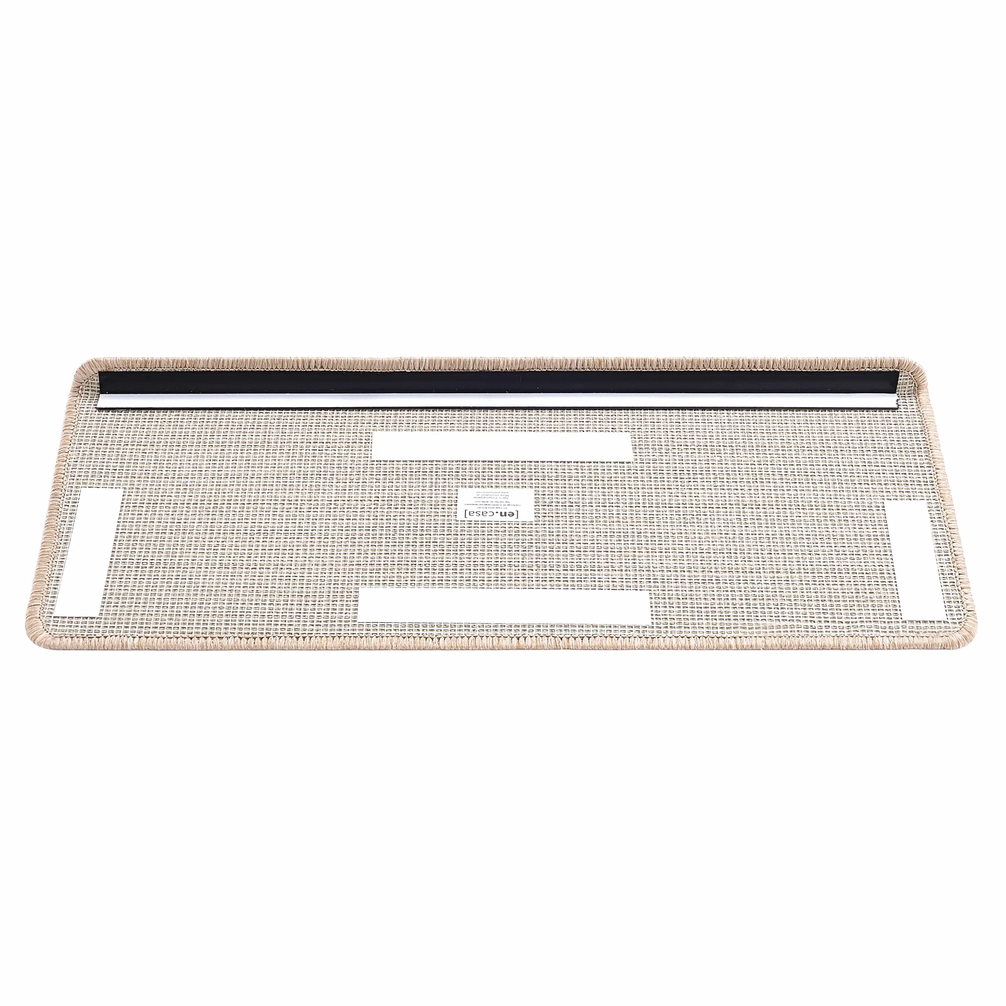 Maty na schody zestaw 15 sztuk 65x24 cm prostokątne samoprzylepne beżowe
