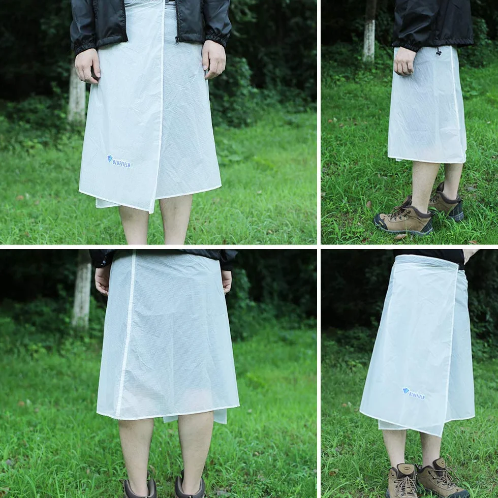 Lixada Ultra lekka, cienka spódnica przeciwdeszczowa, wodoszczelna, kilt, spodnie przeciwdeszczowe, pakowane, ochrona przed wiatrem, kilt