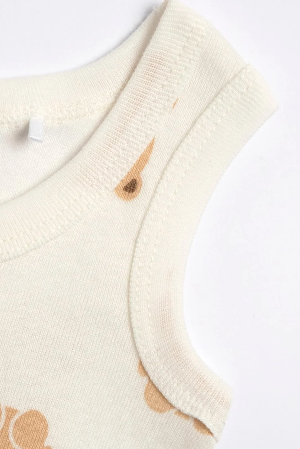 Chicco Zestaw 4 body S/M (opakowanie 4) unisex, Beżowy, 9 miesięcy