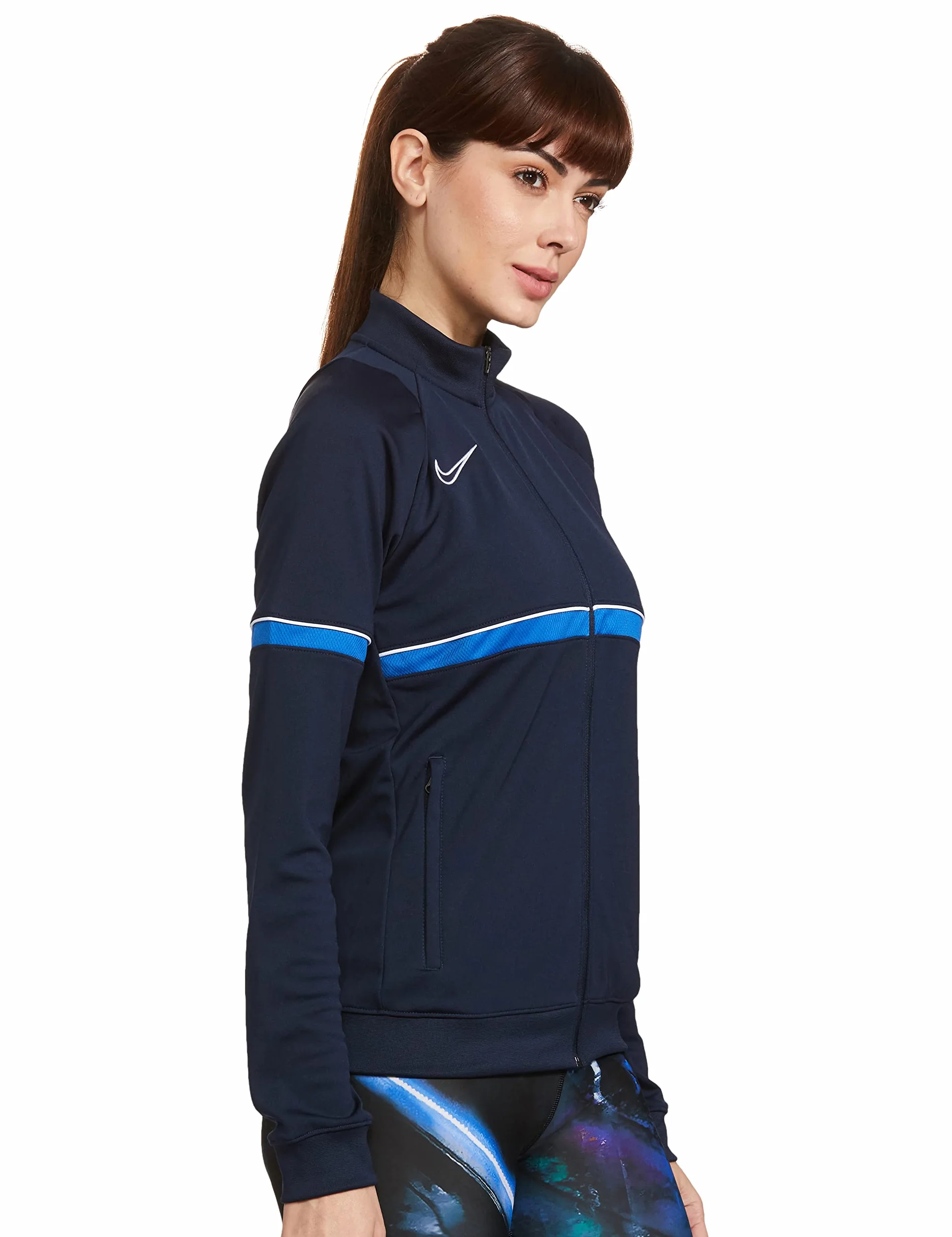 Nike CV2677-453 ACADEMY 21 WMN Giacca Donna OBSIDIAN/WHITE S