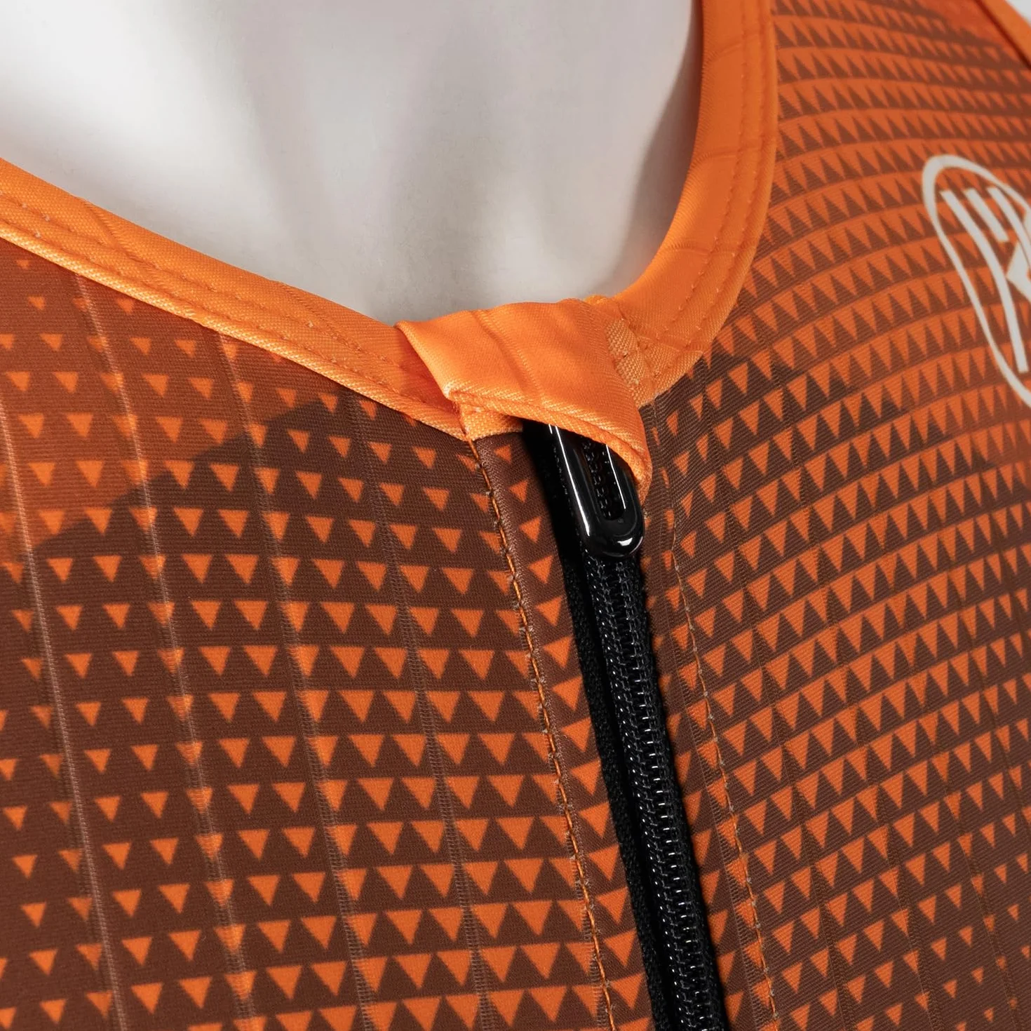 MY KILOMETRE Męski Kombinezon Triathlonowy Bez Rękawów – Jednoczęściowy Trisuit Oddychający i Szybkoschnący z Tylną Kieszenią