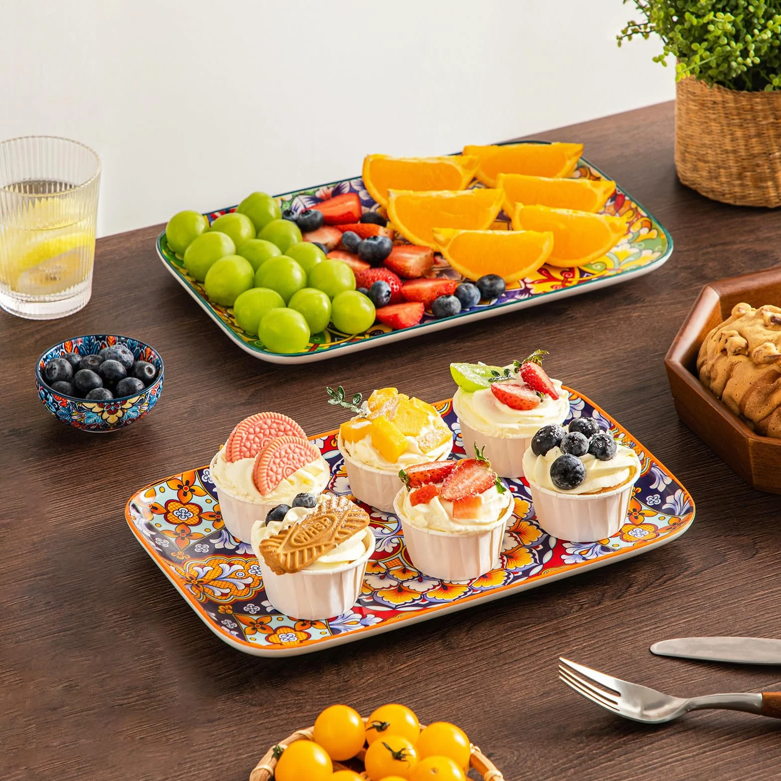 Vancasso porcelanowy półmisek zestaw 4 sztuk