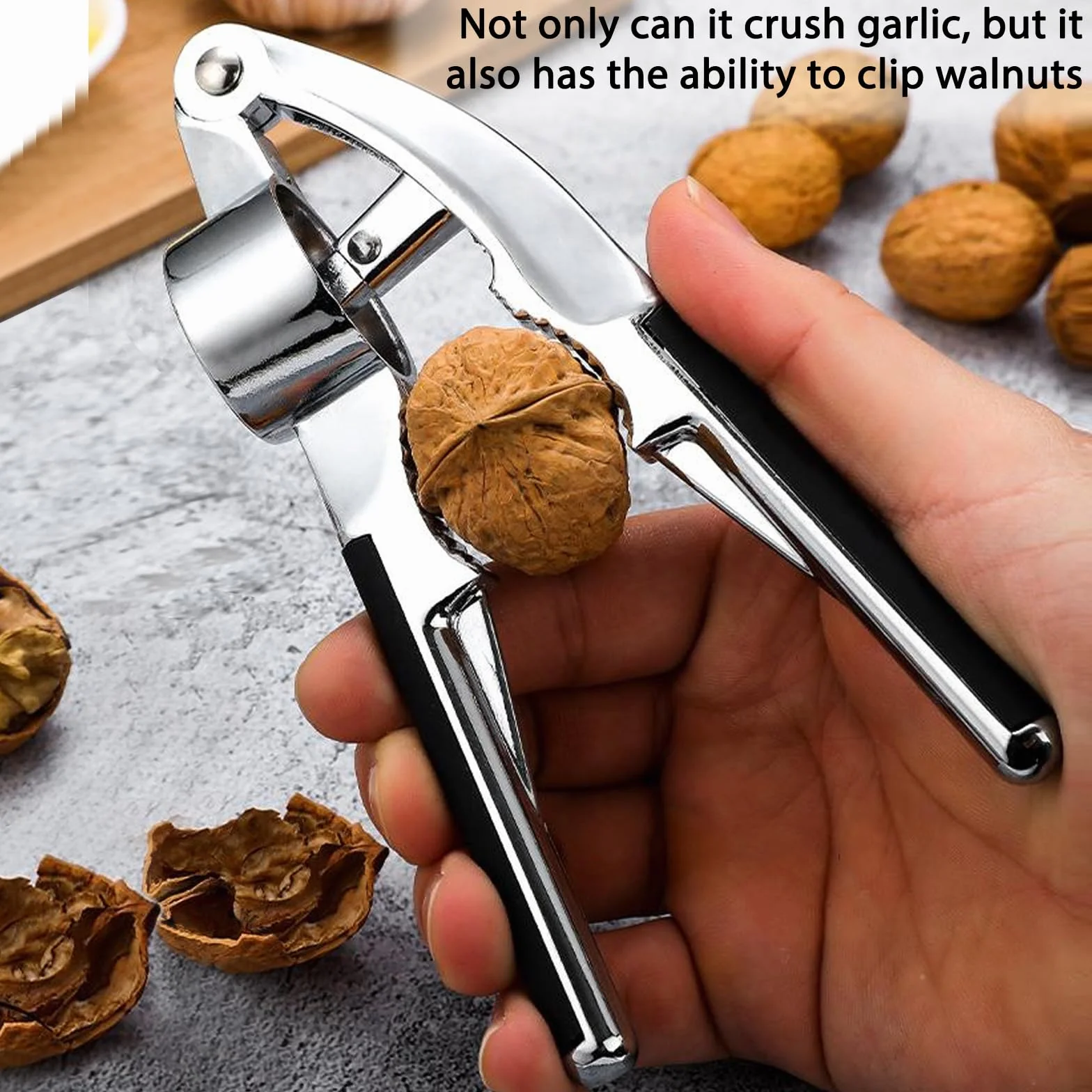 Przeciskarka do czosnku z ergonomiczną rączką – łatwa w czyszczeniu