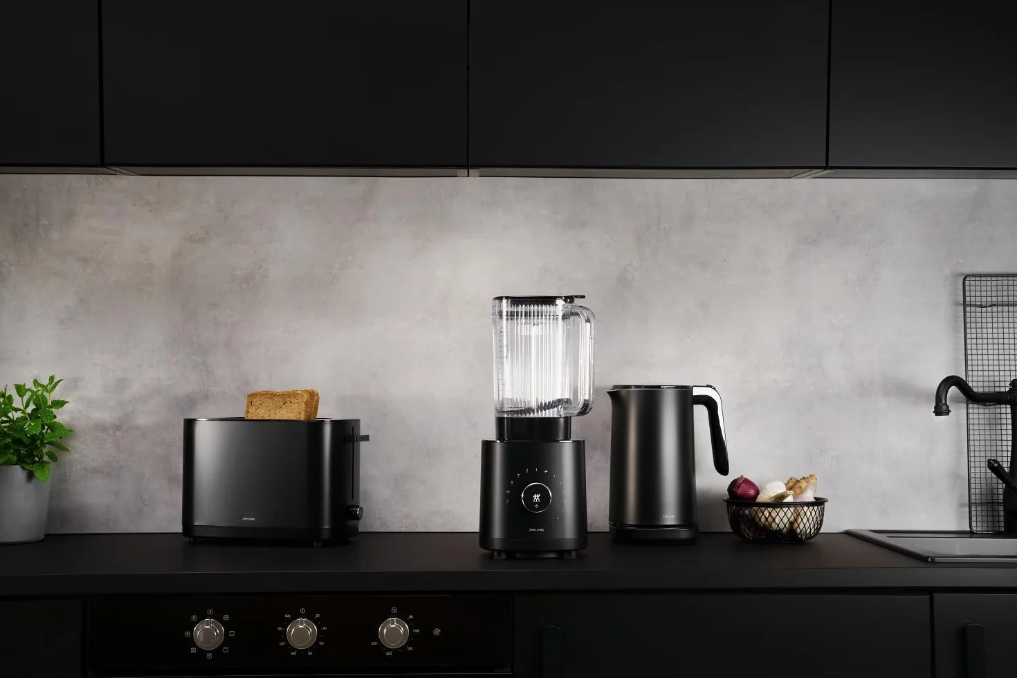 ZWILLING ENFINIGY Toster 3 funkcje 7 stopni brązowienia 2 plasterki czarny