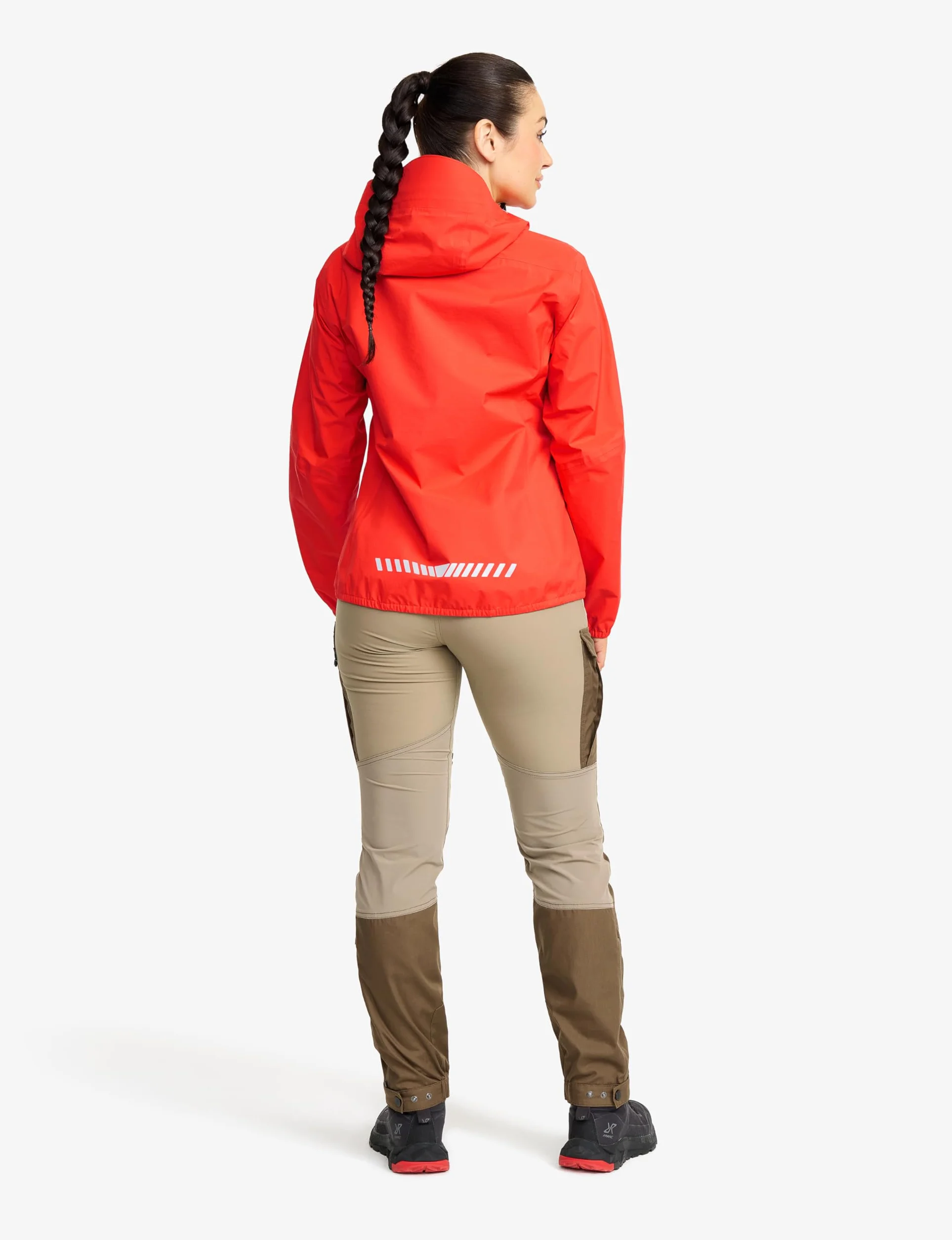 RevolutionRace Arcade 3L Lightweight Jacket Damska, Wodoodporna Kurtka, łatwa do spakowania wiatrówka na wędrówki