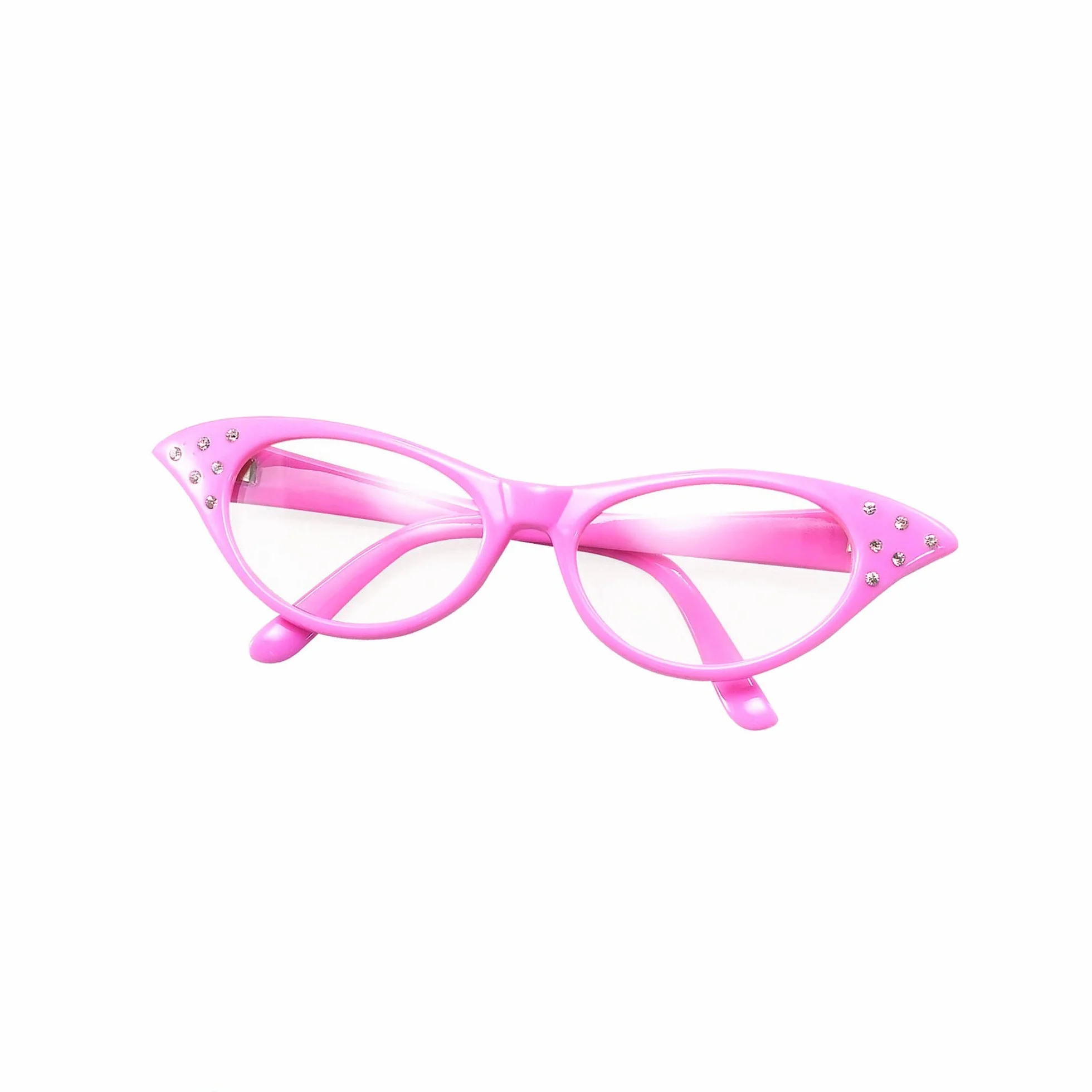 Bristol Novelty BA142R okulary w stylu lat 50., czerwone, damskie, rozmiar uniwersalny