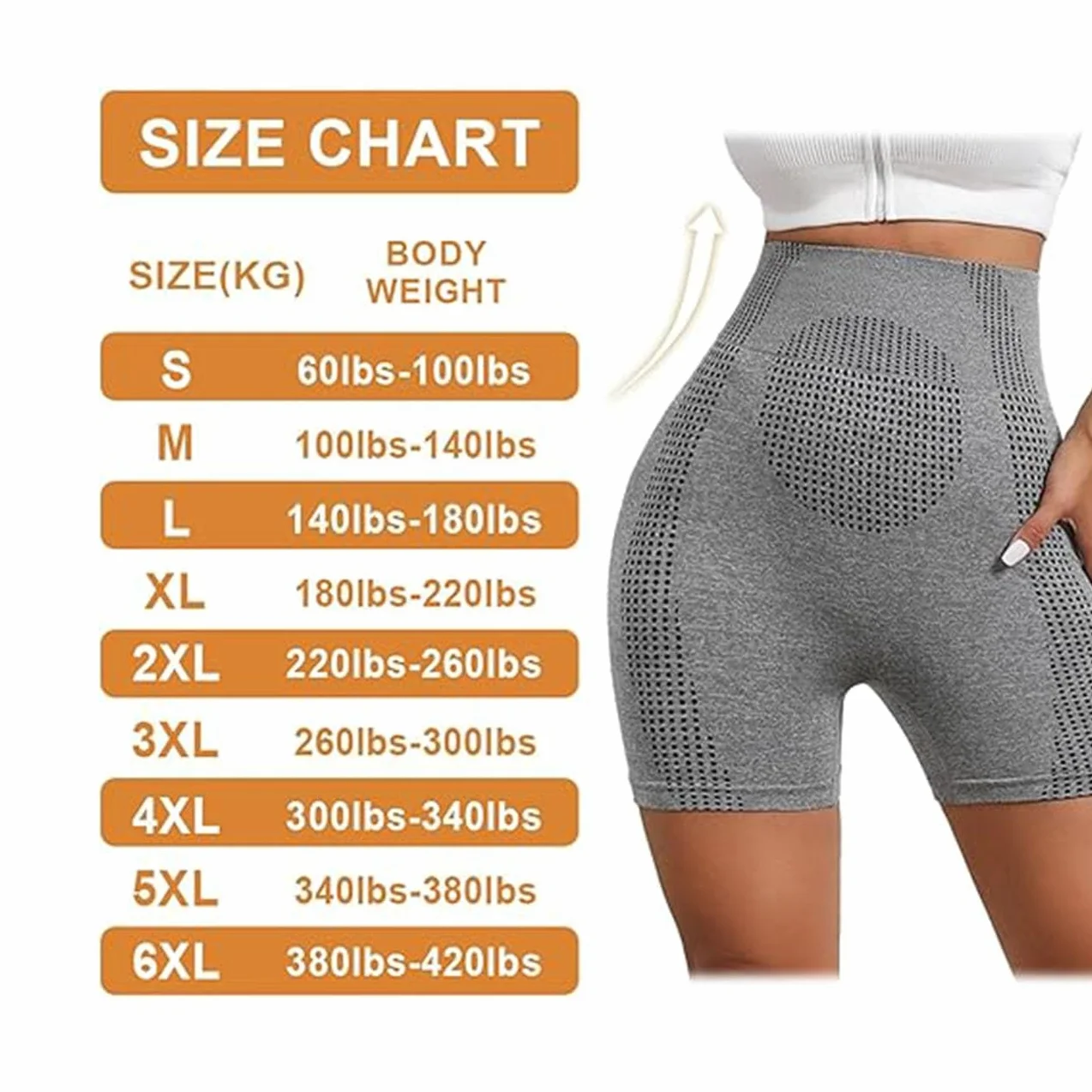 Spodenki modelujące i regenerujące Ice Ionic Fibre, moduł masażu mikrowibracyjnego Ice Silk Lon Fibre Repair Spodenki modelujące, damskie majtki wyszczuplające brzuch z wysokim stanem(Gray,L)