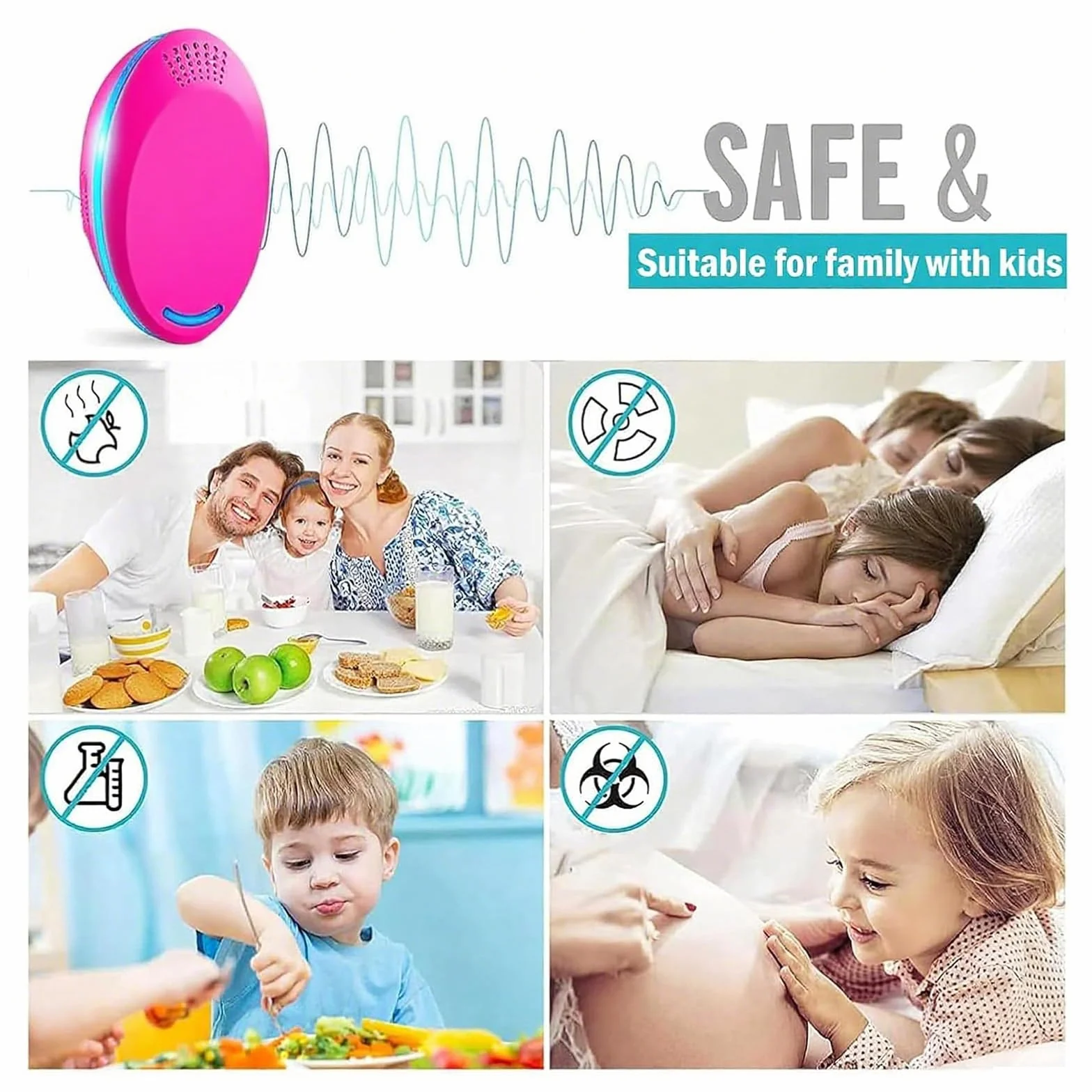 Pink 3 Pack Easy to Use Indoor