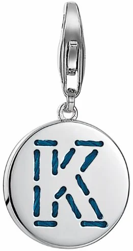 Esprit Damski charms 925 srebro szterlingowe rodowane litera K ESCH91133A000