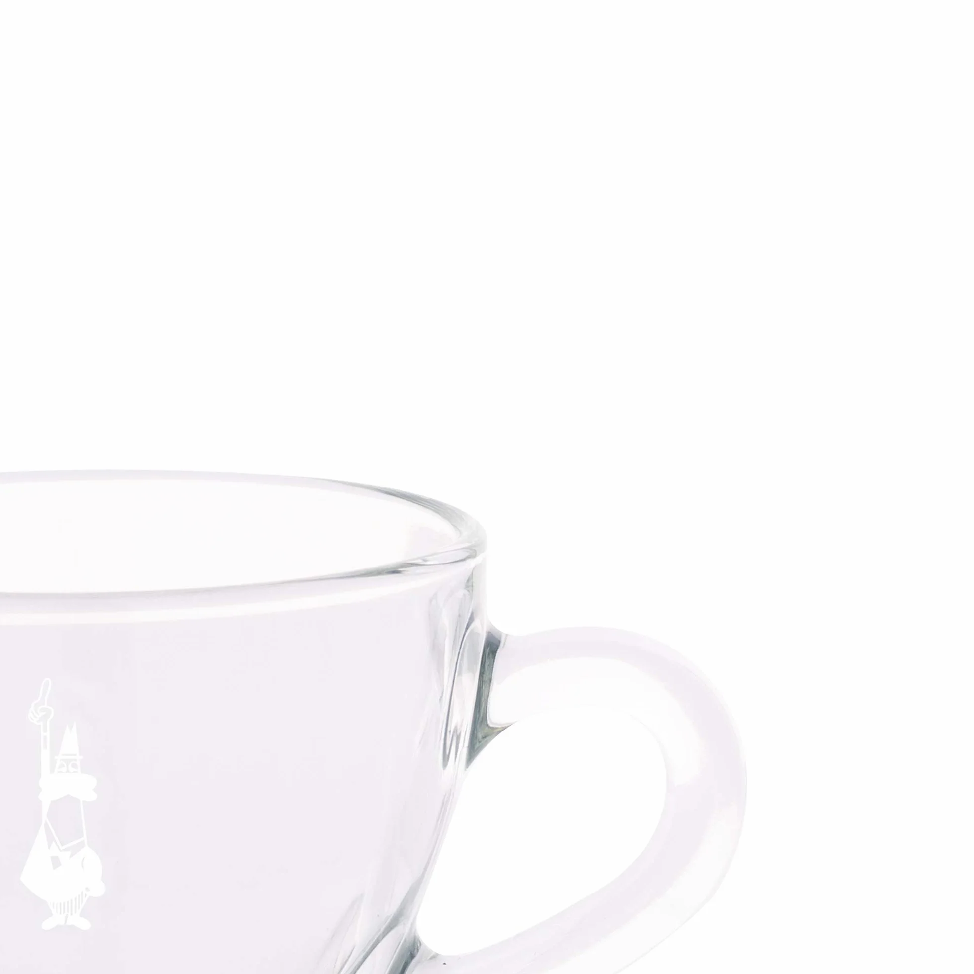 Bialetti DCRAST0008 DCRAST0006 filiżanki do cappuccino, szkło