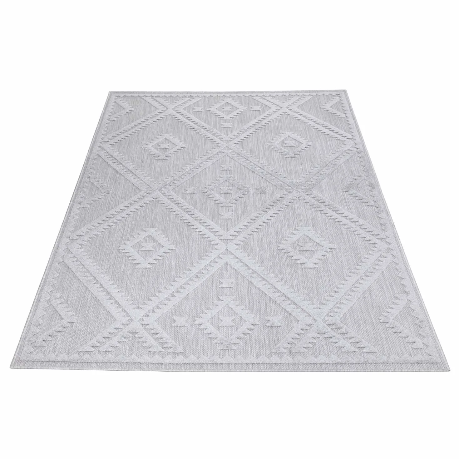 carpet city Dywan do wnętrz i na zewnątrz – 60 x 110 cm – do użytku wewnątrz i na zewnątrz – odporny na warunki atmosferyczne, na balkon, taras, do korytarza, kuchni – dywan do salonu – wysoka