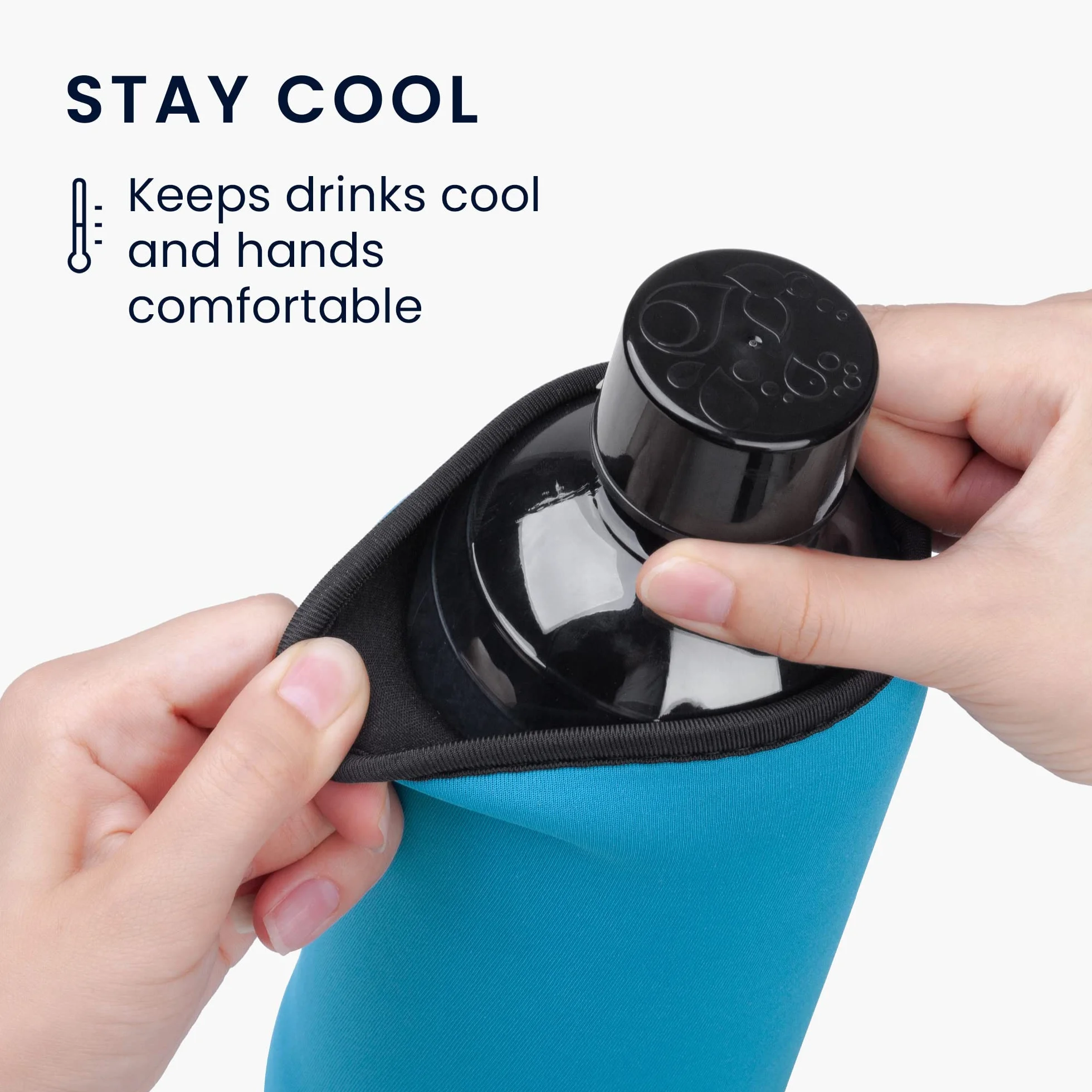 kwmobile etui ochronne neoprenowe do SodaStream czarno-czerwone 2 sztuki