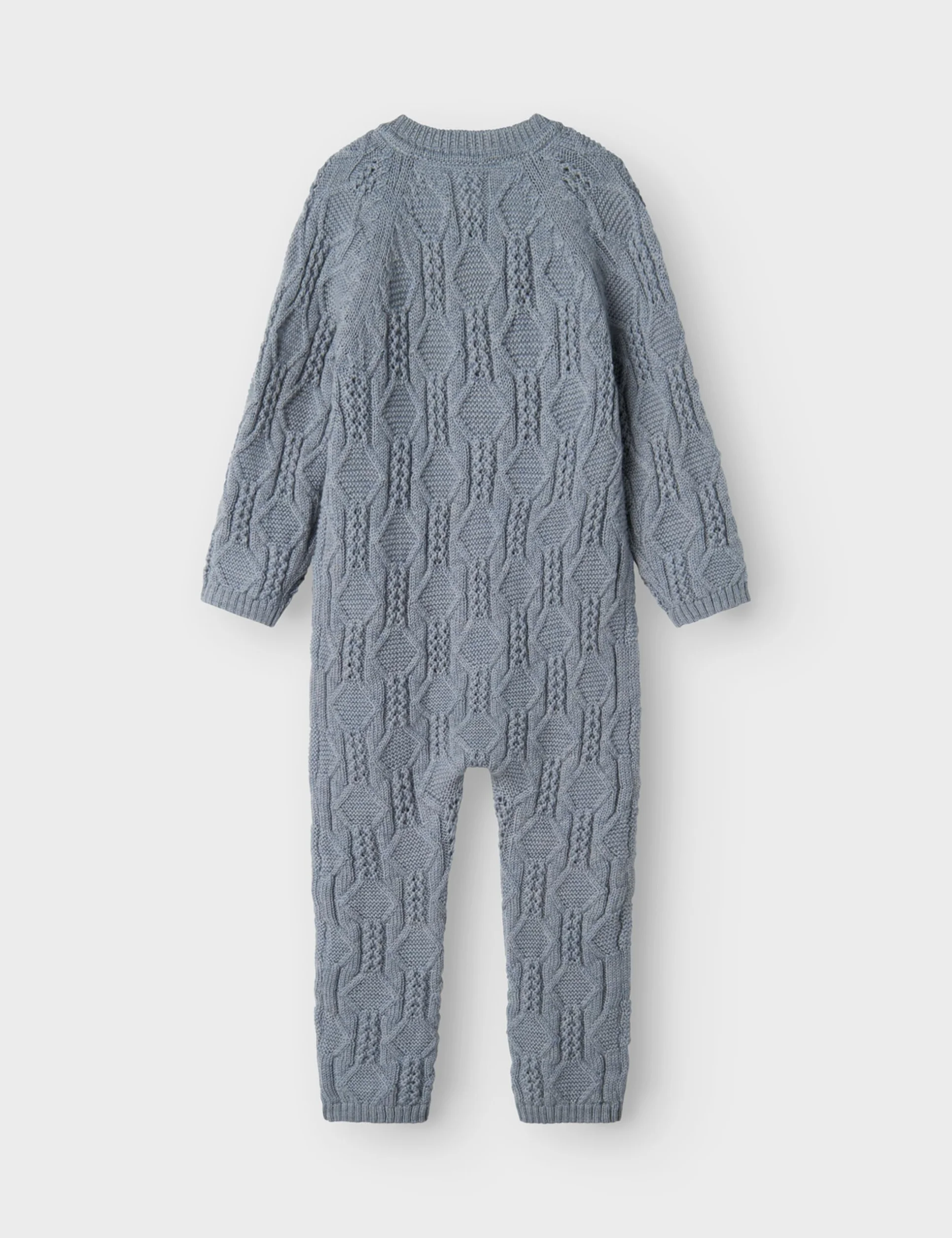NAME IT śpioszki Chłopcy Nmmwrilla Wool Ls Knit Suit
