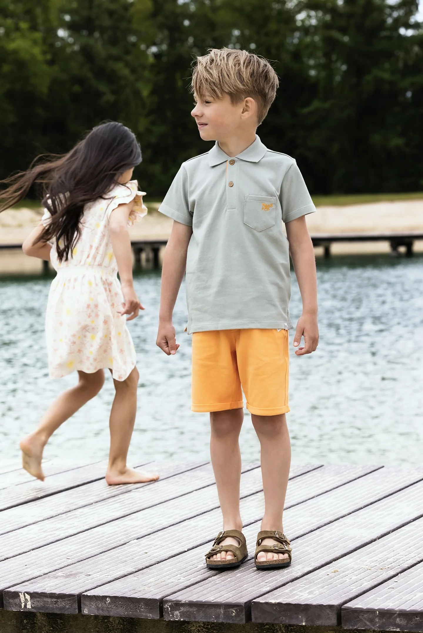 Noppies Koszulka polo Chłopcy Boys Polo Deleon Short Sleeve
