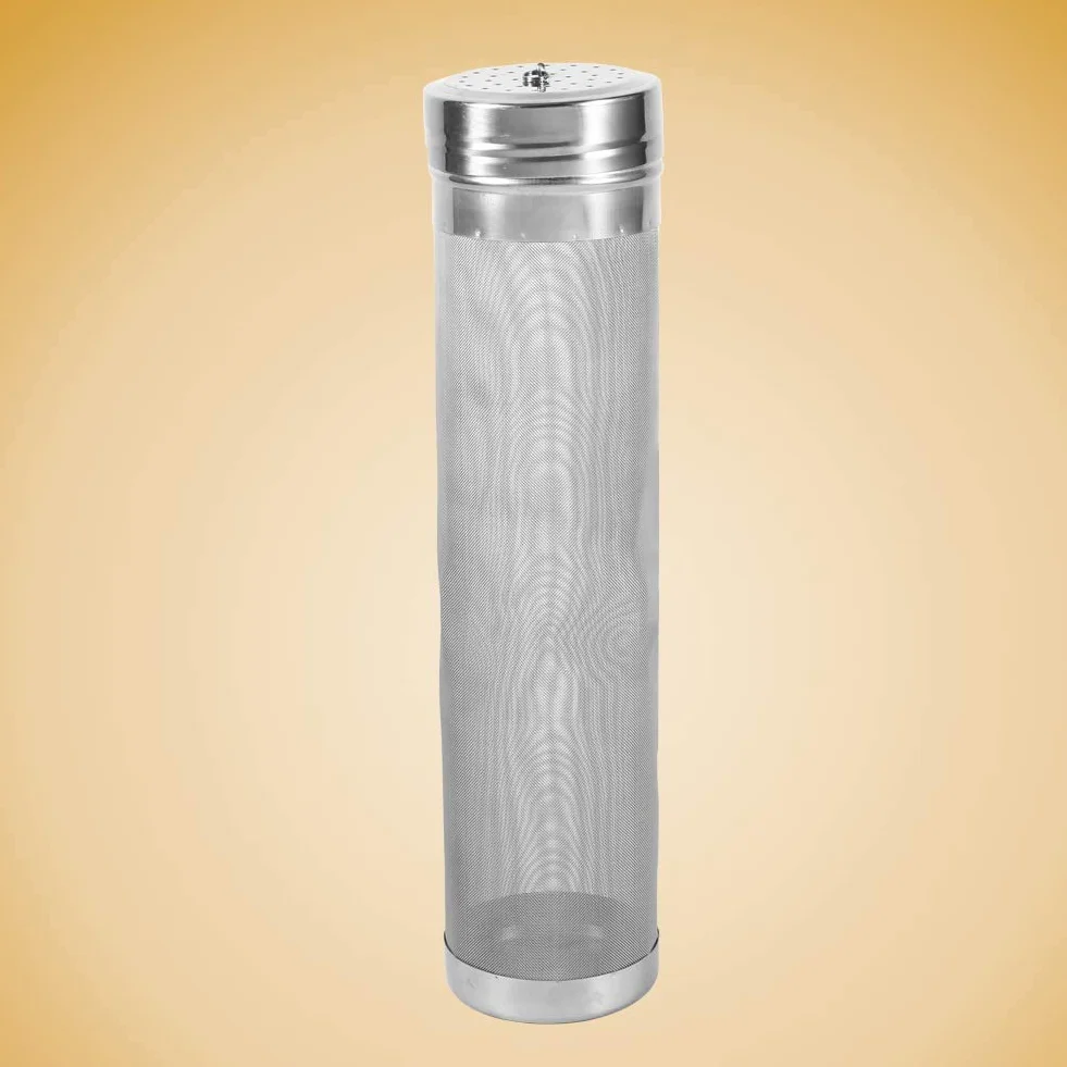 Bierny Dry Hopper Filter - filtr chmielu stal nierdzewna Homebrew lejek do wina piwnego filtr 300 mikronów