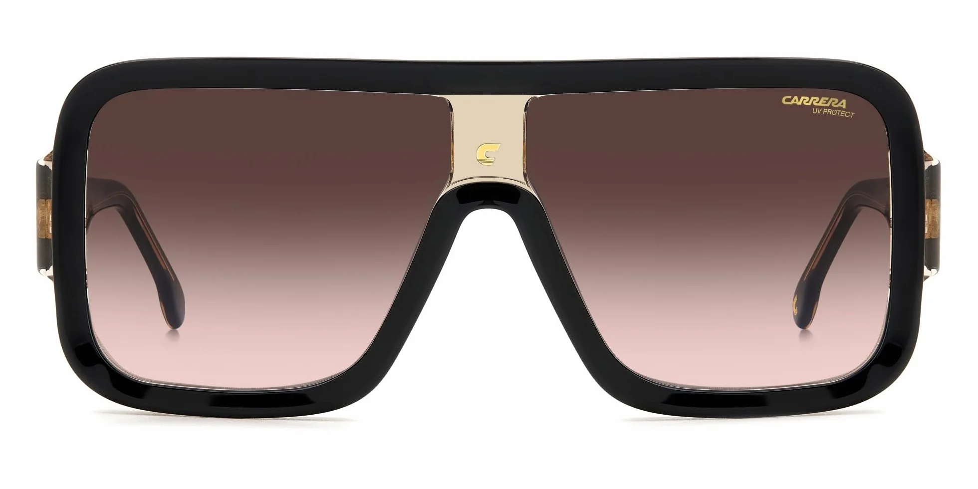 Carrera FLAGLAB 14 Okulary Przeciwsłoneczne Black Beige/Brown Shaded Blue Mirror 62/11/145 unisex