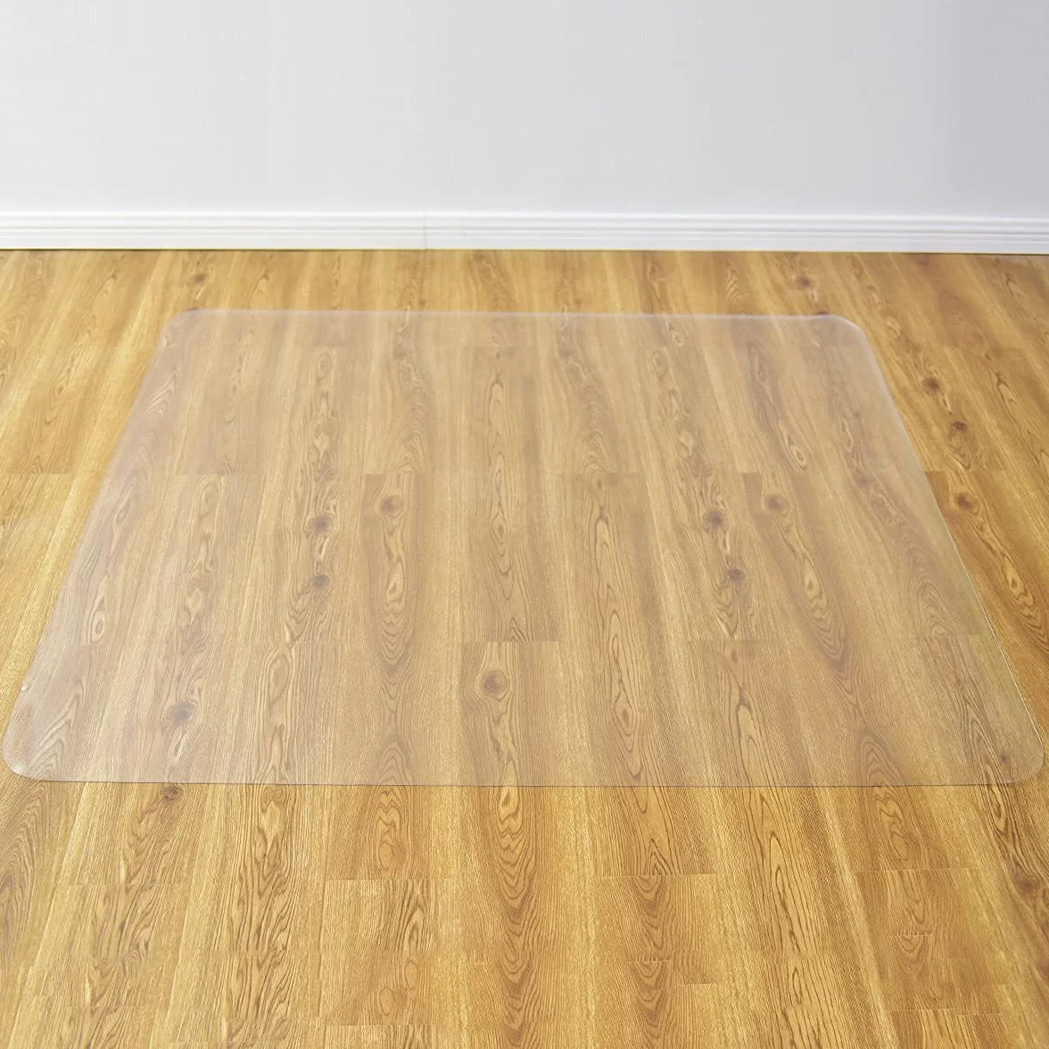 COSTWAY Mata ochronna na biurko 120 x 150 cm do laminatu parkietu twardych podłóg