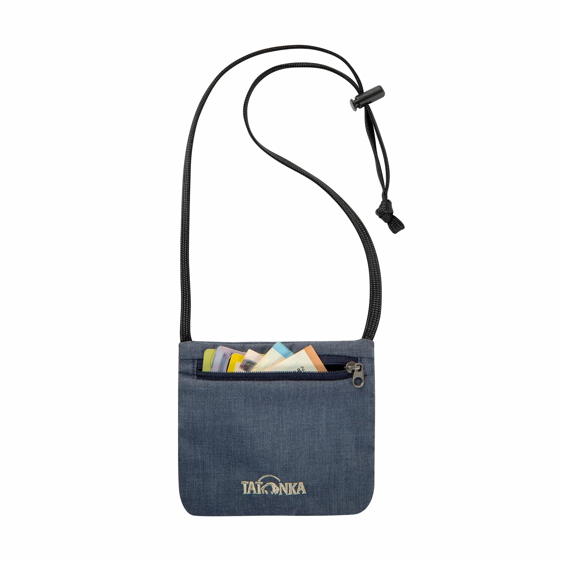 Tatonka Unisex – torba na klatkę piersiową Skin ID Pouch dla dorosłych, ciemnoniebieska, 11 x 12 cm