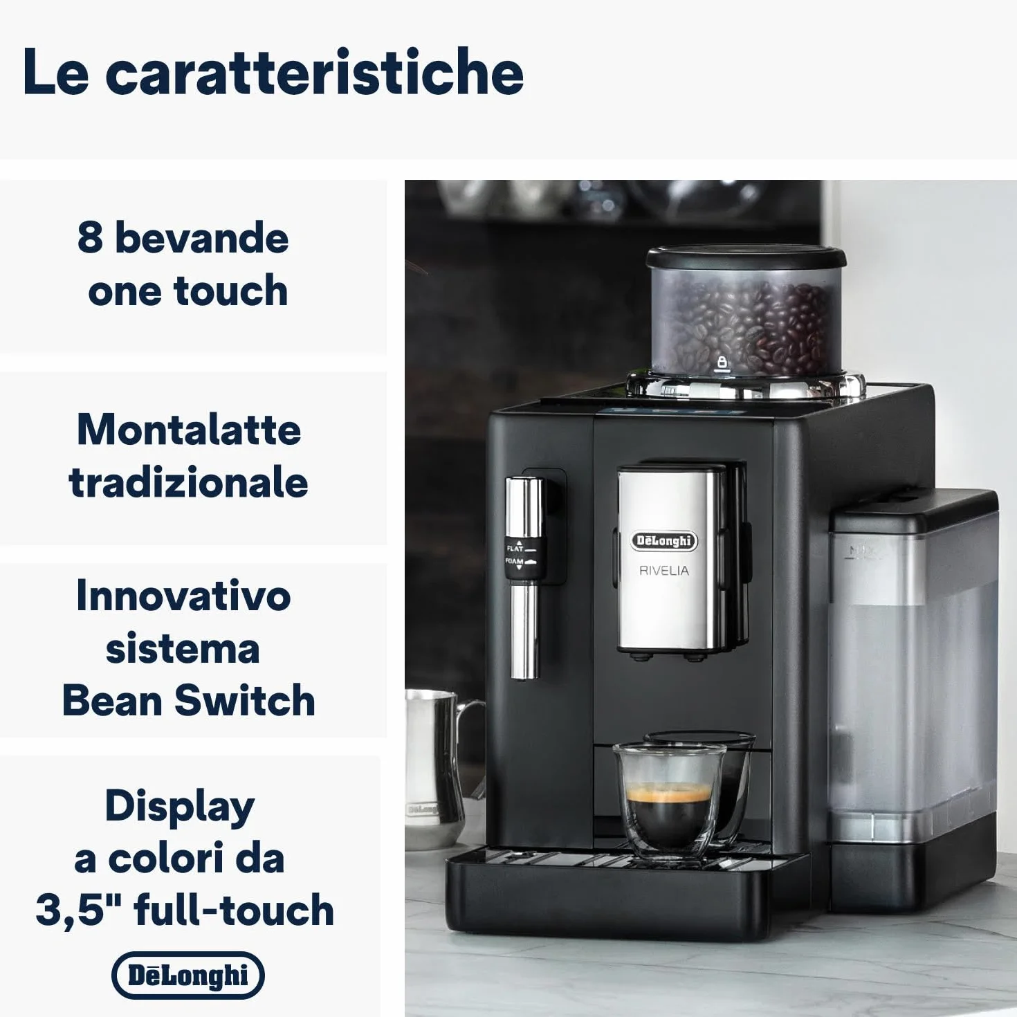 De’Longhi Rivelia EXAM440.35.B Machine à expresso automatique 1,4 L