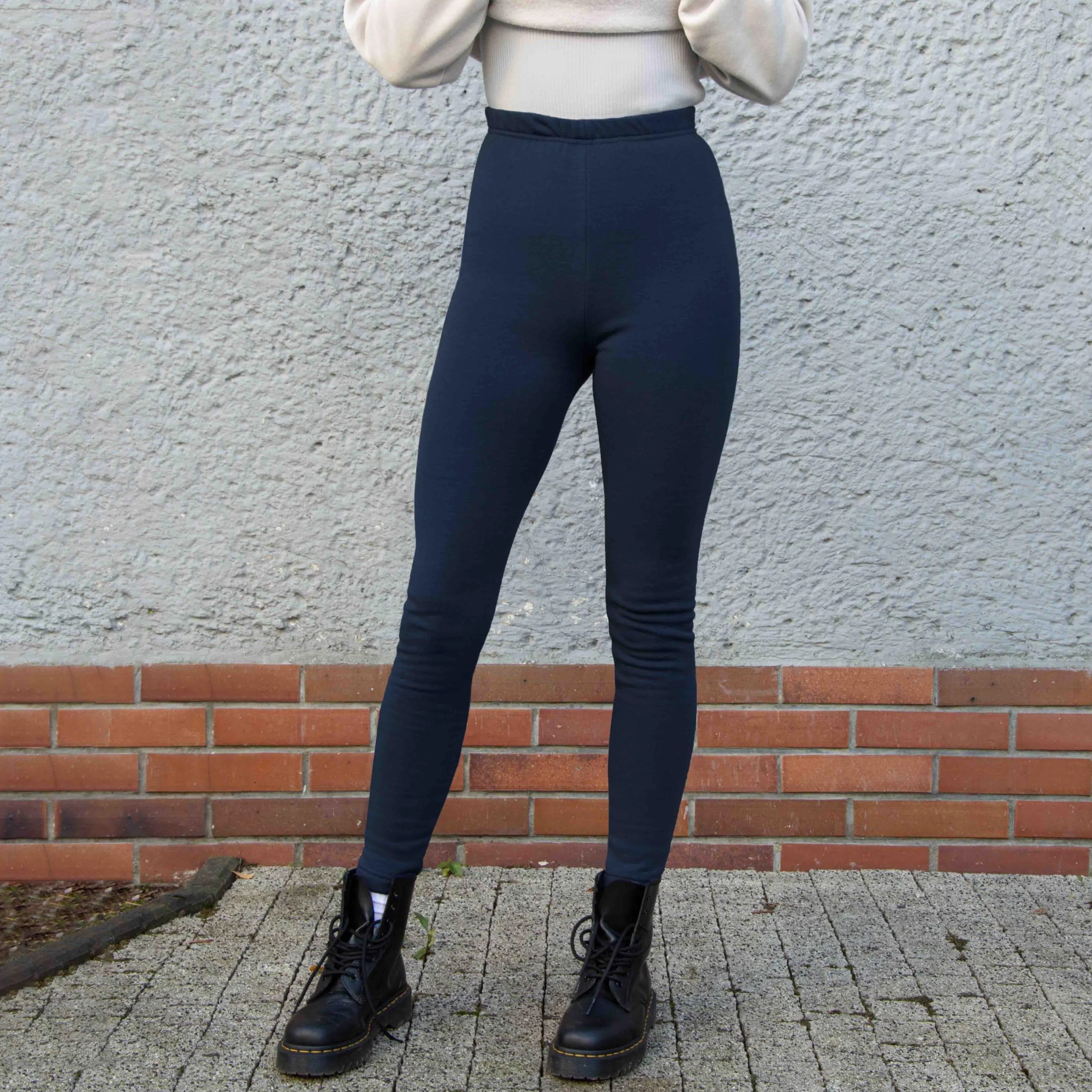 2-pak Legginsy Dziewczęce Thermo – Legginsy Zimowe – Termiczne – Podszyte Polarem – z Dodatkiem Bawełny – Dwa Kolory w Paczce – Ciepłe – Elastyczne