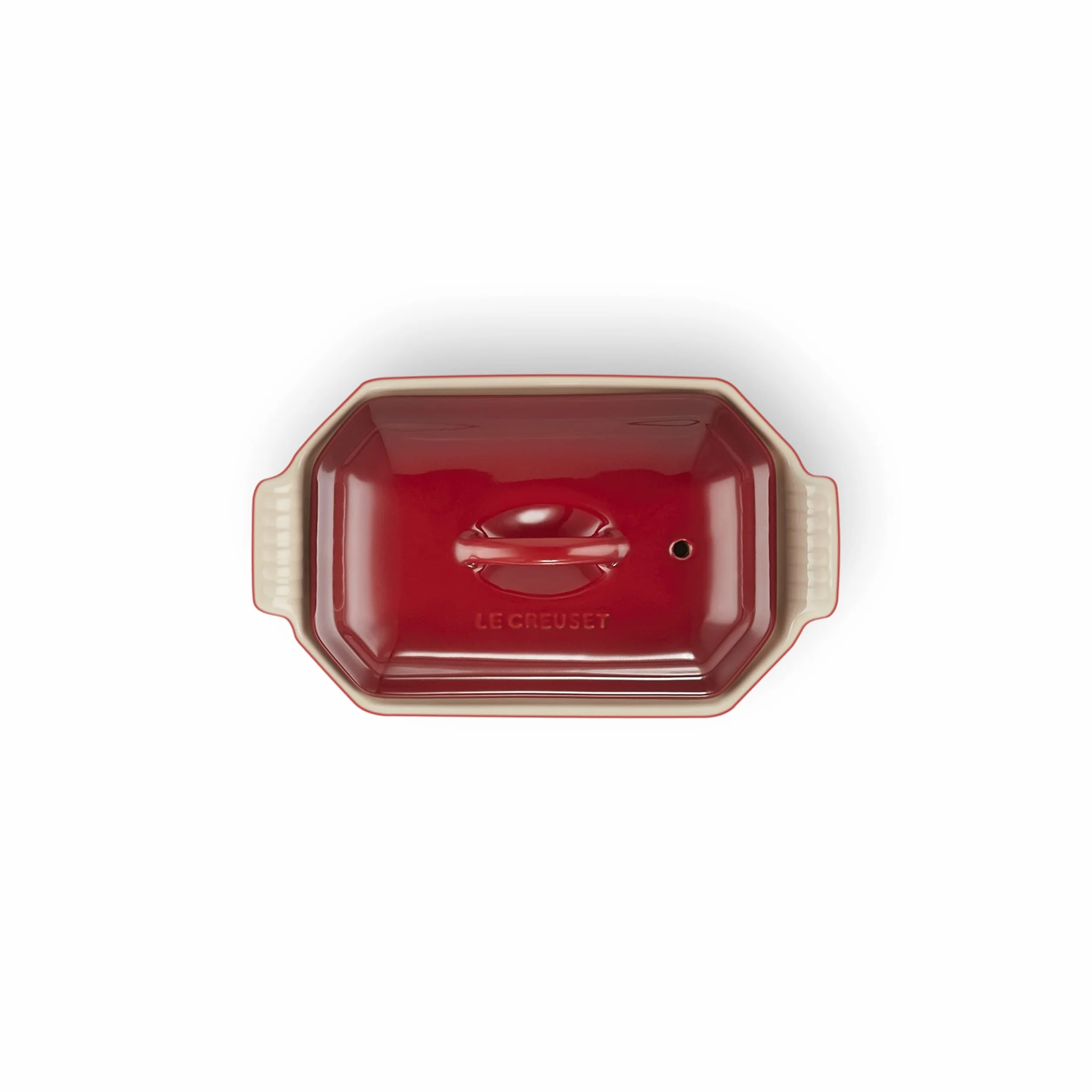 Le Creuset Kamionka Frais Gras Terrine z prasą i termometrem 0,6 l wiśnia