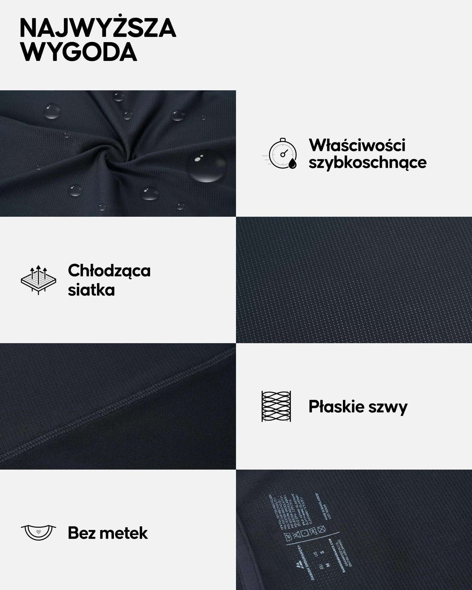 DANISH ENDURANCE Koszulka Sportowa Męska, Tank Top, Na Ramiączkach, Na Siłownię, Do Biegania, T-Shirt Bez Rękawów