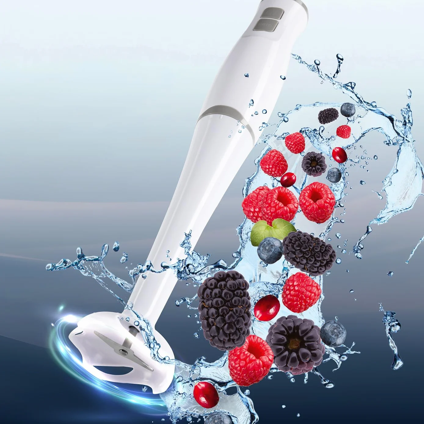 GOURMETmaxx Mikser stojący i smoothie Maker ze stali nierdzewnej 700 ml