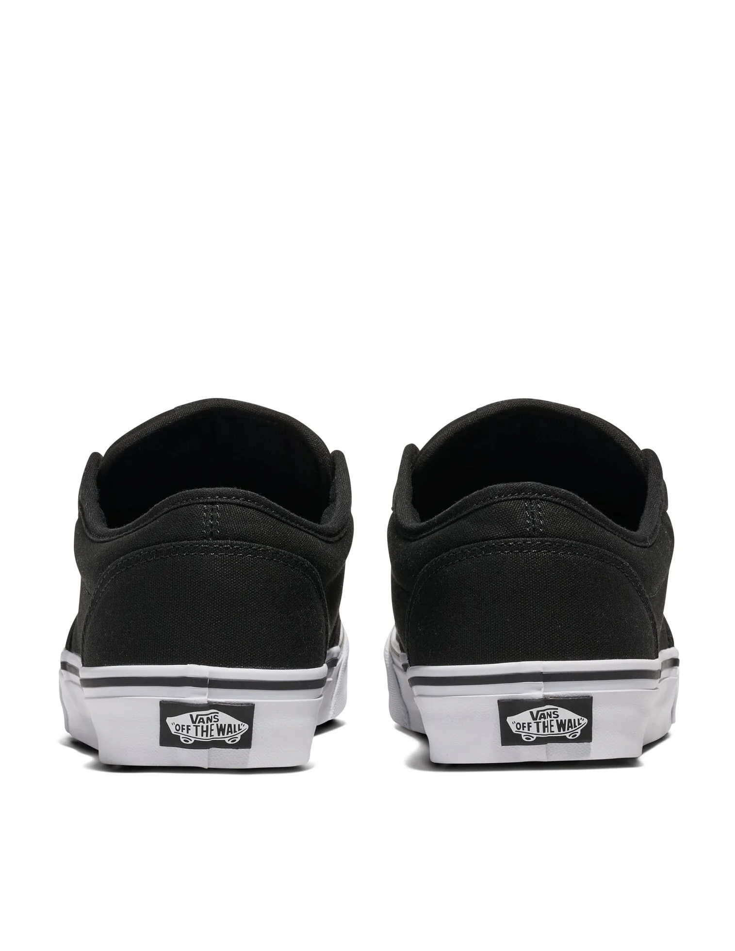 Vans Męski Atwood Canvas Trainers, Black/Black