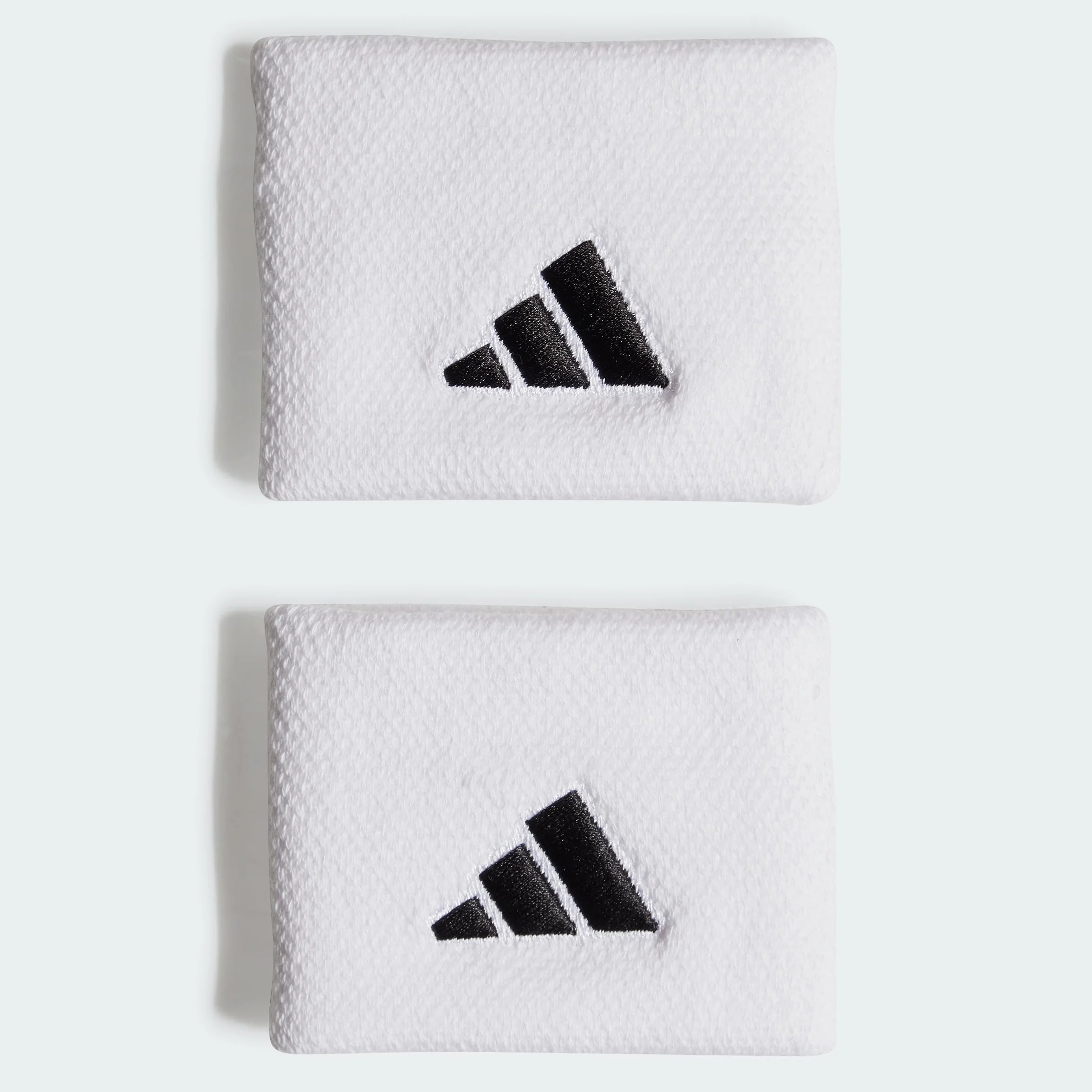 adidas Uniseks Tennis Wristband Small, White/White/Black, M