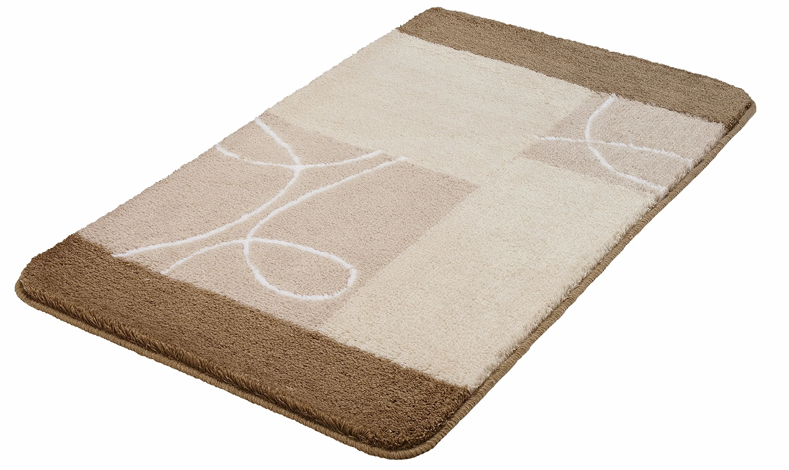 Kleine Wolke dywanik łazienkowy Curly jasnoszary 60 x 100 cm
