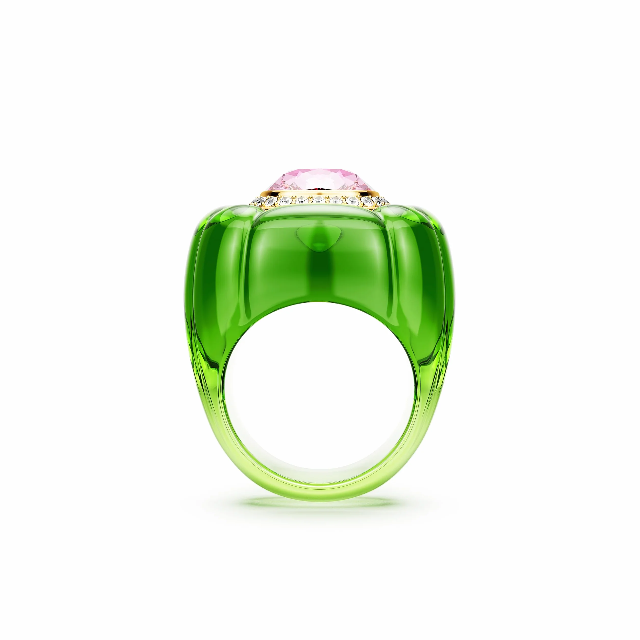 Swarovski Dulcis Kolekcja pierścionek koktajlowy, szlif poduszkowy, pavé, wielokolorowy