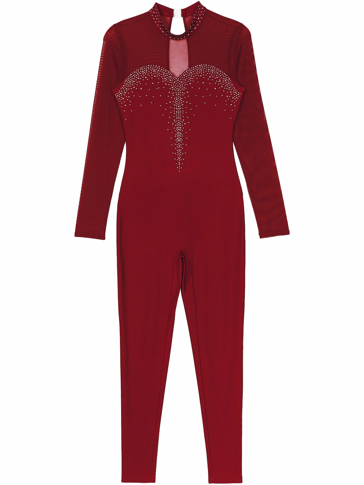 Damskie rajstopy z długim rękawem rajstopy patchwork pełny kombinezon taneczny kombinezon jednoczęściowy strój do tańca dres