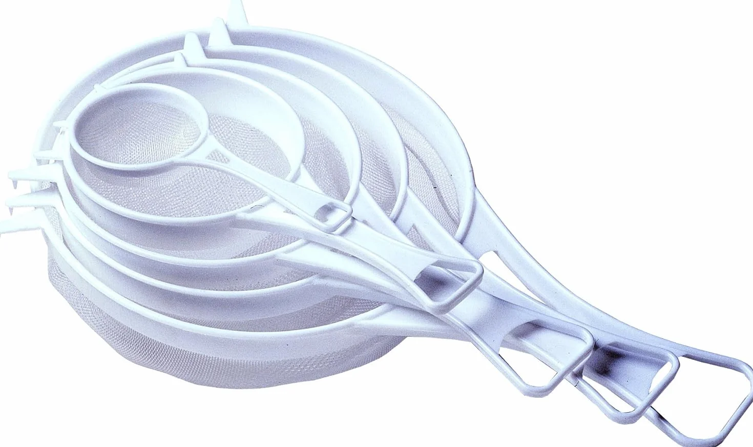Chef Aid Nylonowe sitko 12 cm białe do odcedzania warzyw owoców sałatek bez BPA