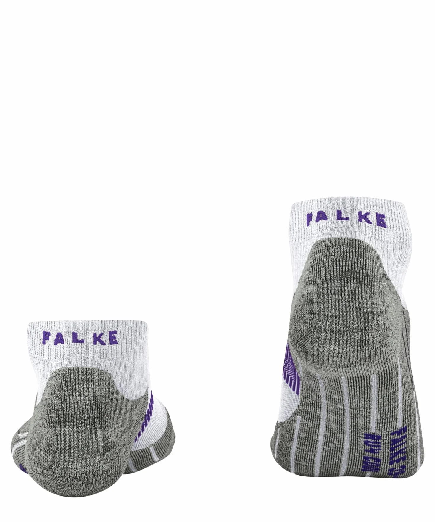 FALKE Kobiety Skarpety do biegania RU4 Endurance Cool Short W Sso materiał funkcyjny przeciw pęcherzom cienkie 1 Para, Biały White 2008, 39-40