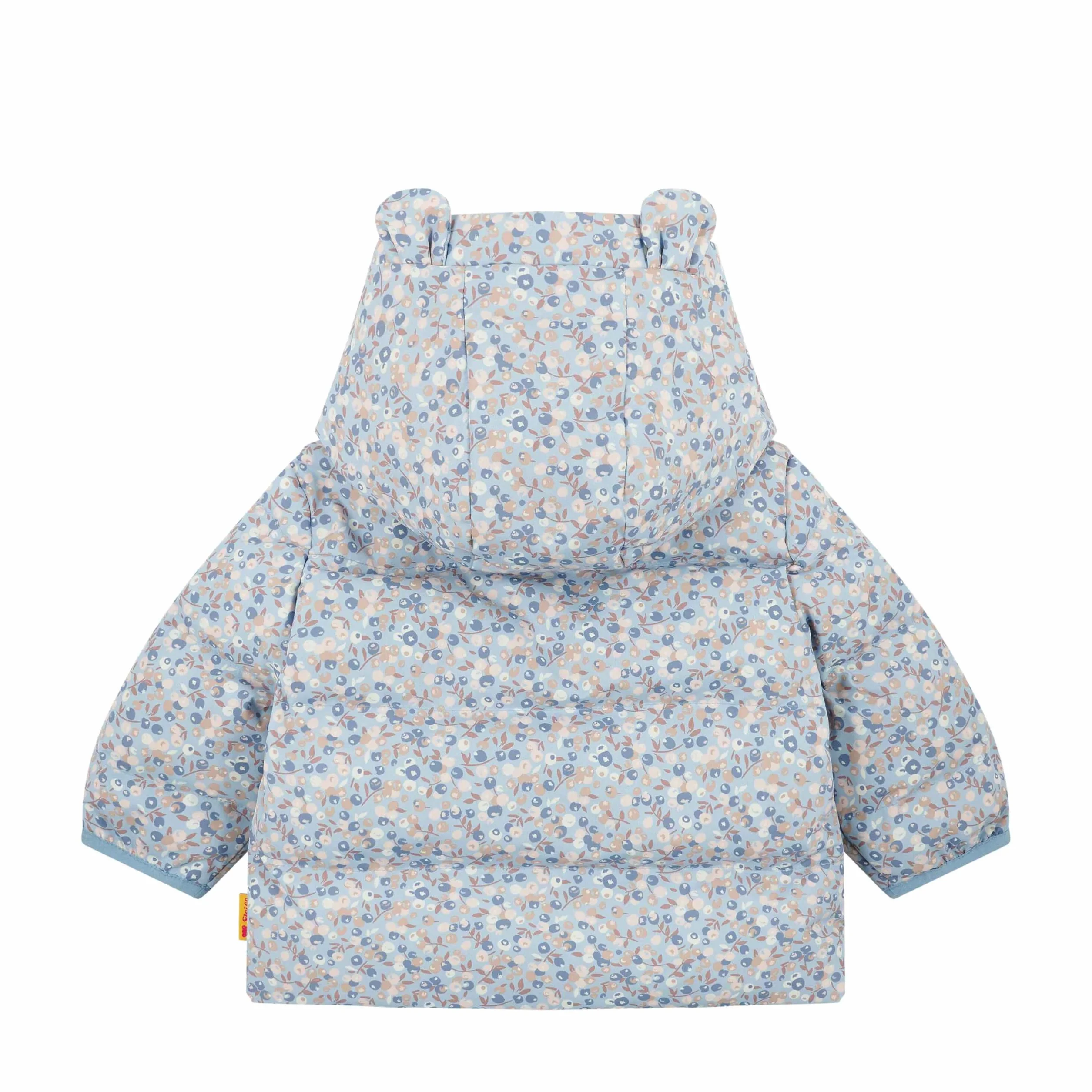Steiff Kurtka EU rozmiar 80 kaszmirowa, kurtka outdoorowa, kurtka zimowa dla dzieci, ciepła i wygodna, można prać w pralce, Cashmere Blue, 80