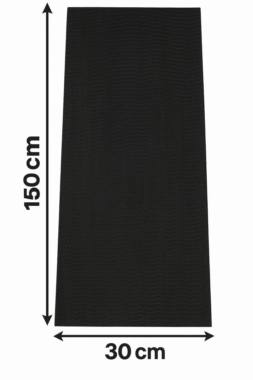 Mata antypoślizgowa 150 x 30 cm czarna