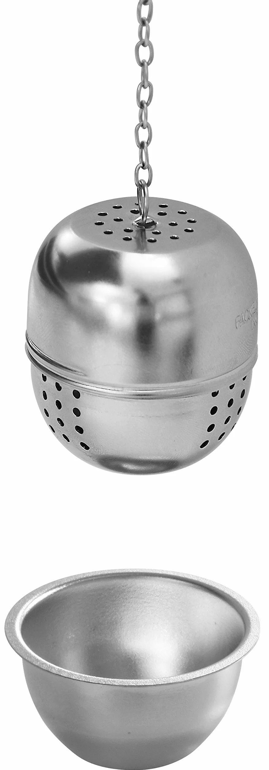 Fackelmann Zaparzacz do herbaty inox z podstawką
