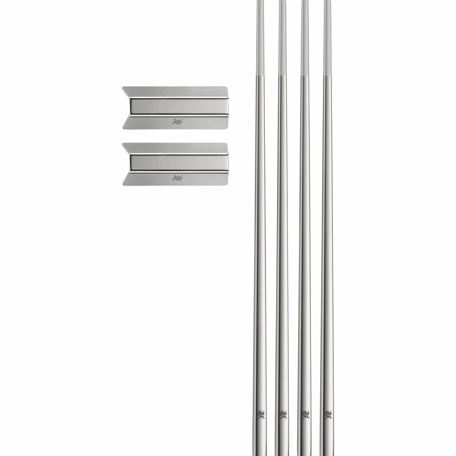WMF Nuova Chopstick 6-częściowy zestaw pałeczek do jedzenia, stal nierdzewna Cromargan, polerowana, do zmywarki