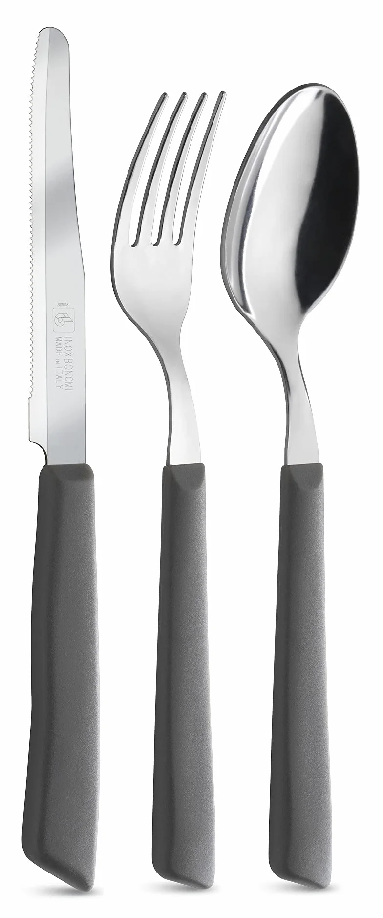 ZESTAW 6 COLTELLI DA TAVOLA BONOMI MADE IN ITALY COL. BIANCO E LAMA Stal nierdzewna