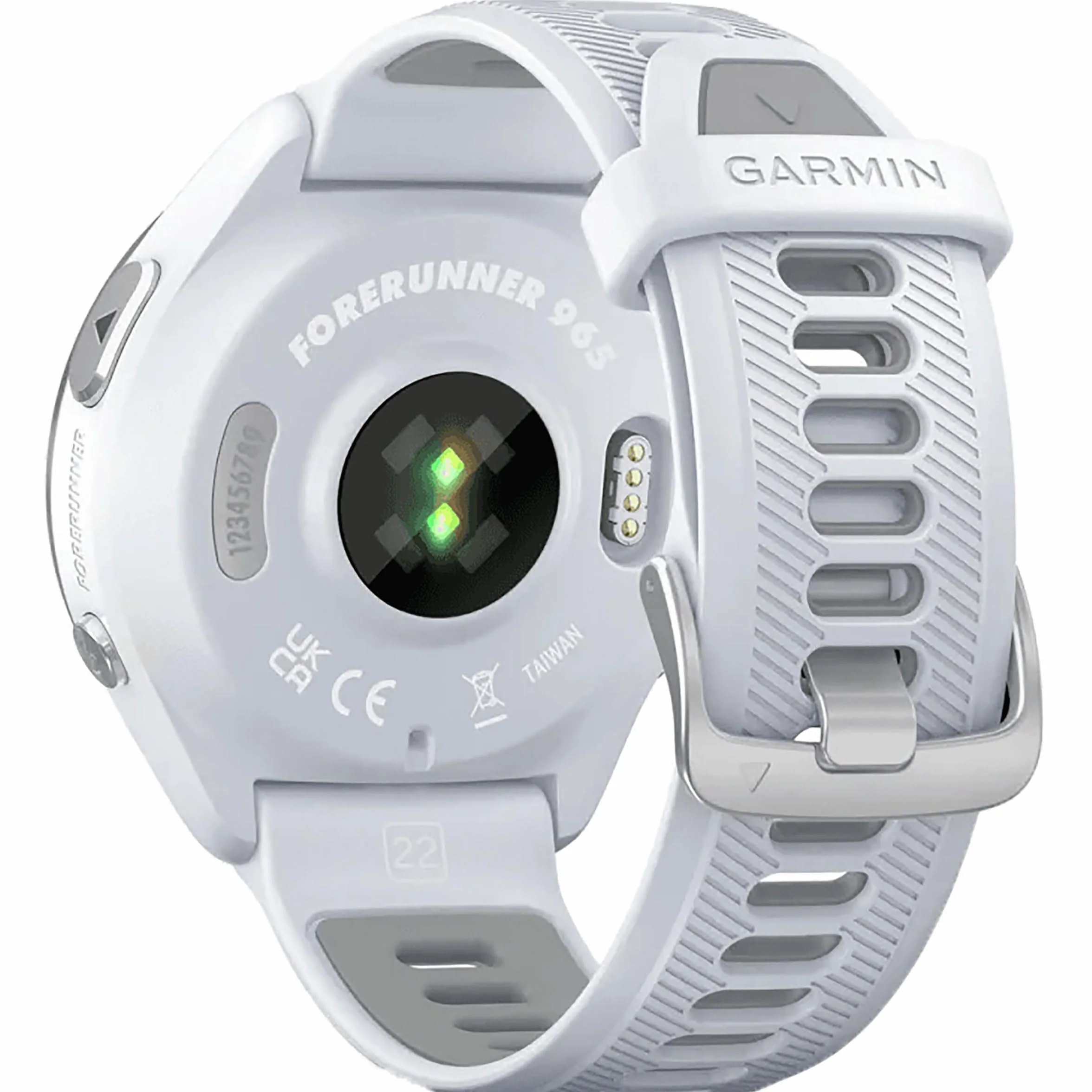 Garmin Forerunner 965 Smartwatch kwarcowy, unisex, biały kamień, pudrowy szary