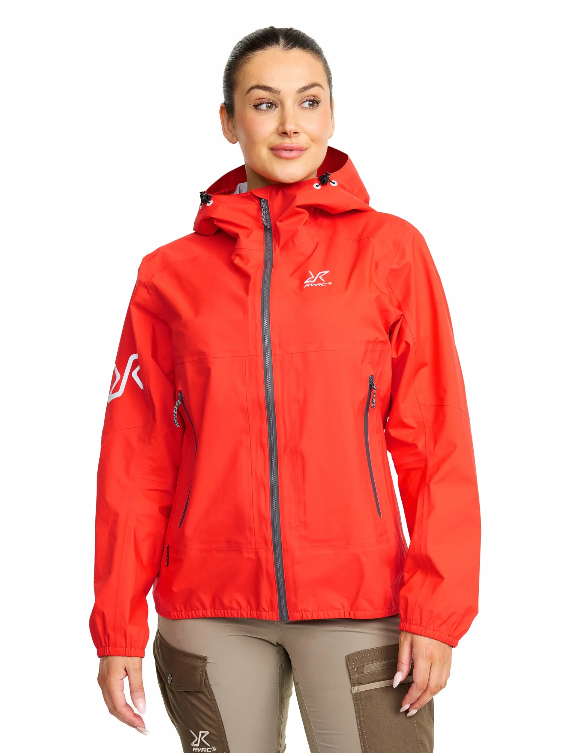 RevolutionRace Arcade 3L Lightweight Jacket Damska, Wodoodporna Kurtka, łatwa do spakowania wiatrówka na wędrówki