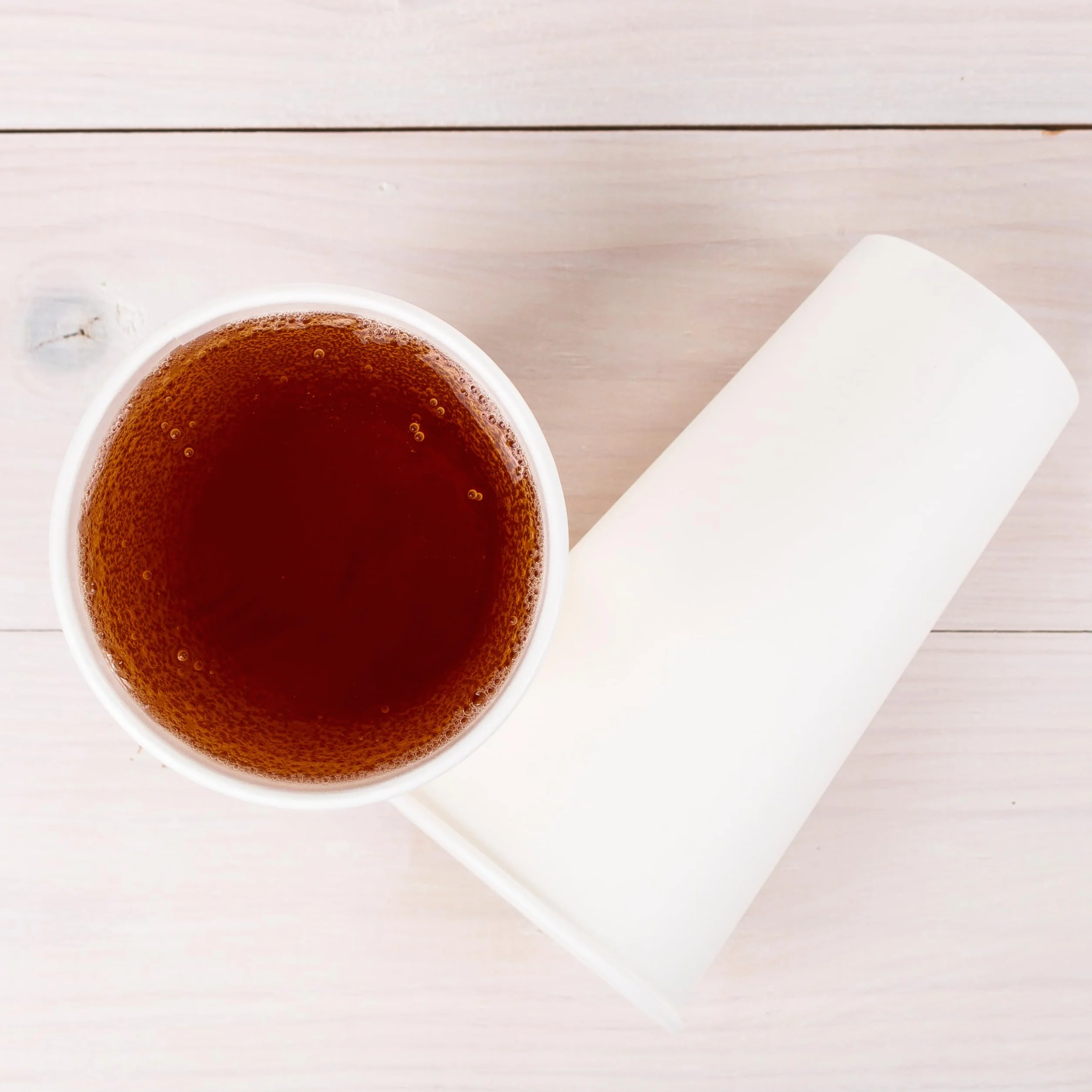 Heku 50 papierowych kubków biały 0,5 l